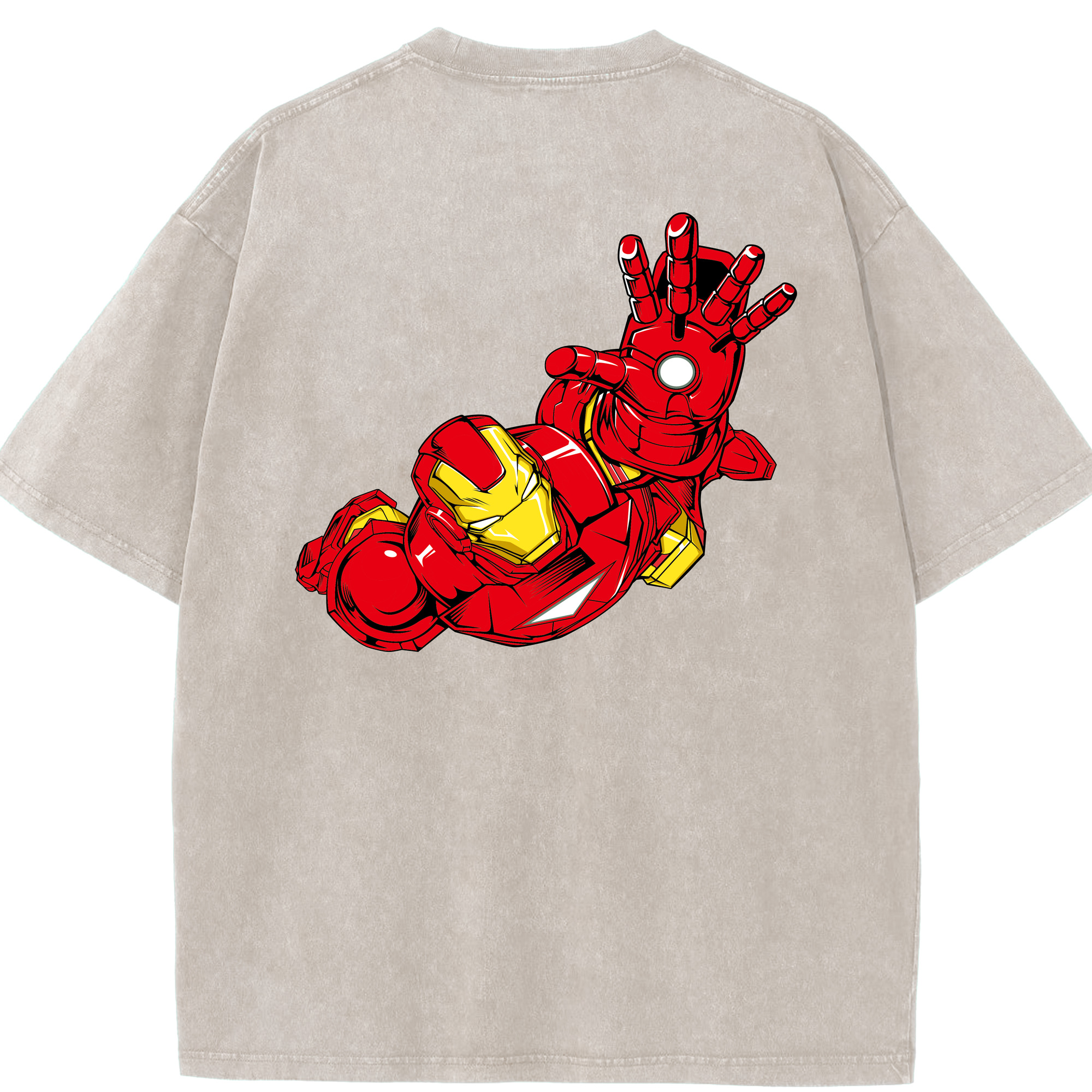 （画像用） アベンジャーズ The Avengers 綿100% ヴィンテージ風 半袖Tシャツ（背面プリント）