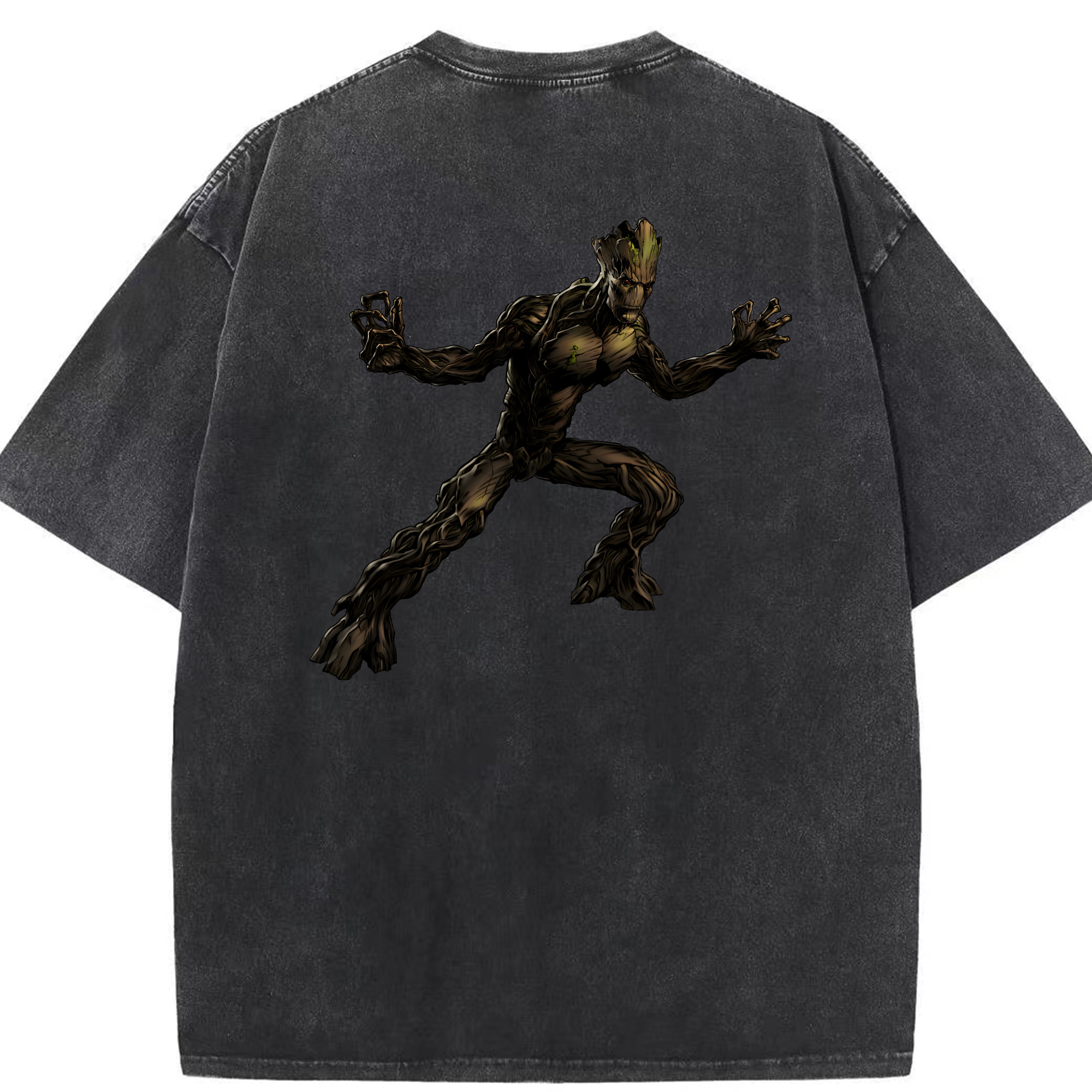 （画像用） アベンジャーズ The Avengers 綿100% ヴィンテージ風 半袖Tシャツ（背面プリント）