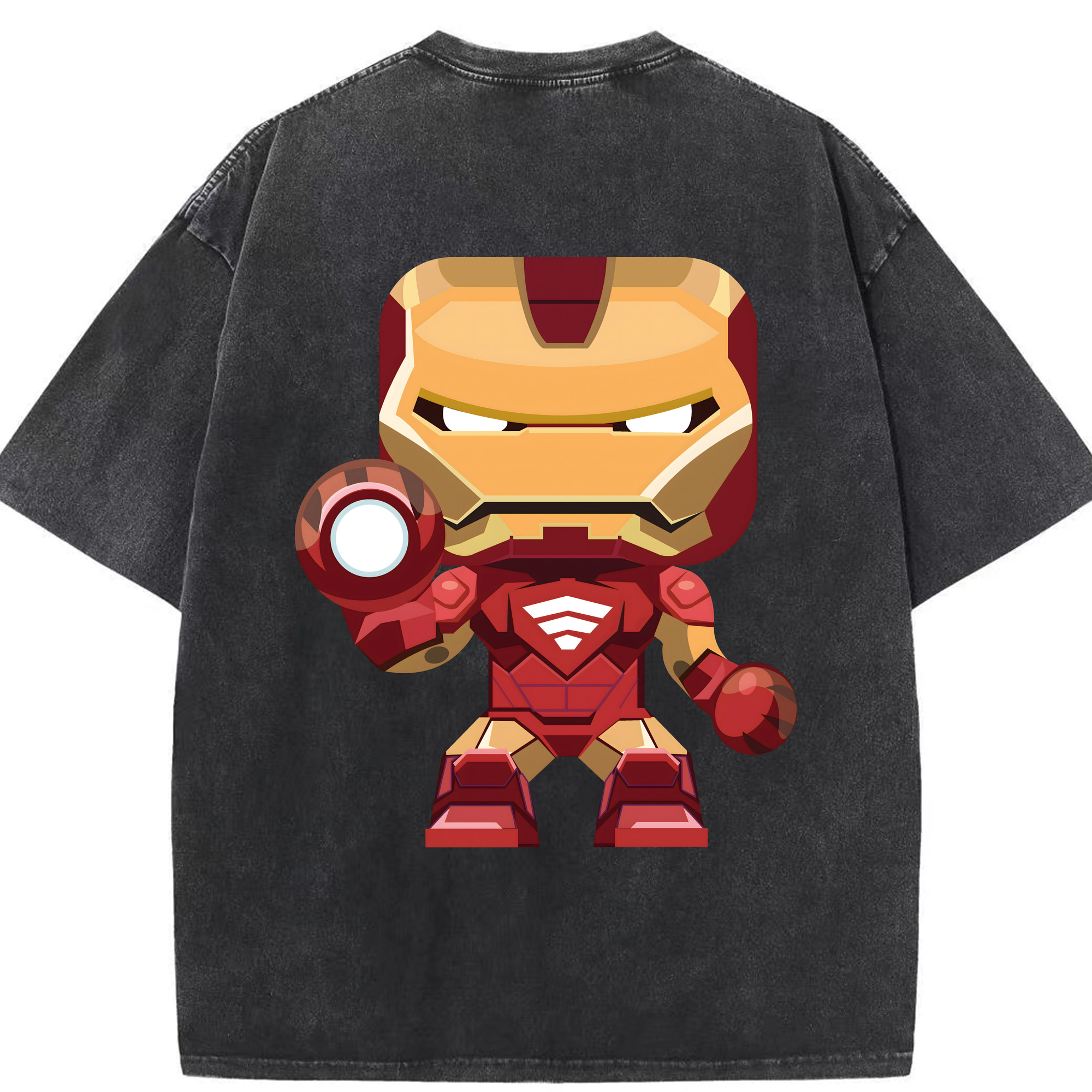 （画像用） アベンジャーズ The Avengers 綿100% ヴィンテージ風 半袖Tシャツ（背面プリント）