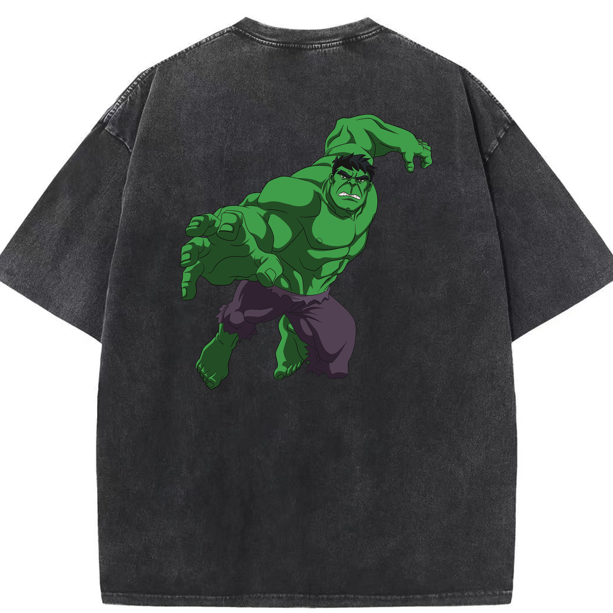 （画像用） アベンジャーズ The Avengers 綿100% ヴィンテージ風 半袖Tシャツ（背面プリント）