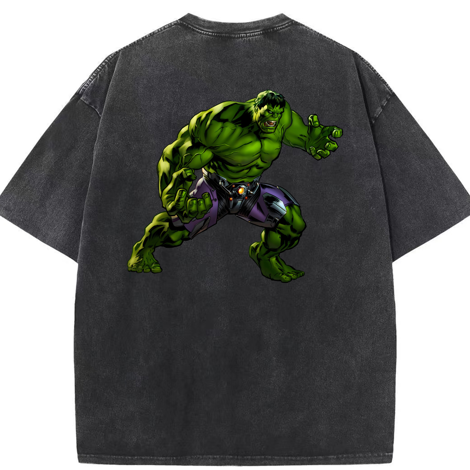 （画像用） アベンジャーズ The Avengers 綿100% ヴィンテージ風 半袖Tシャツ（背面プリント）