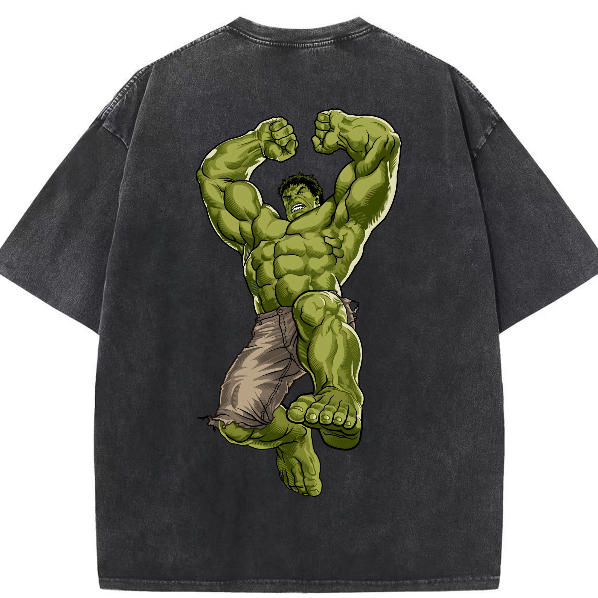 （画像用） アベンジャーズ The Avengers 綿100% ヴィンテージ風 半袖Tシャツ（背面プリント）