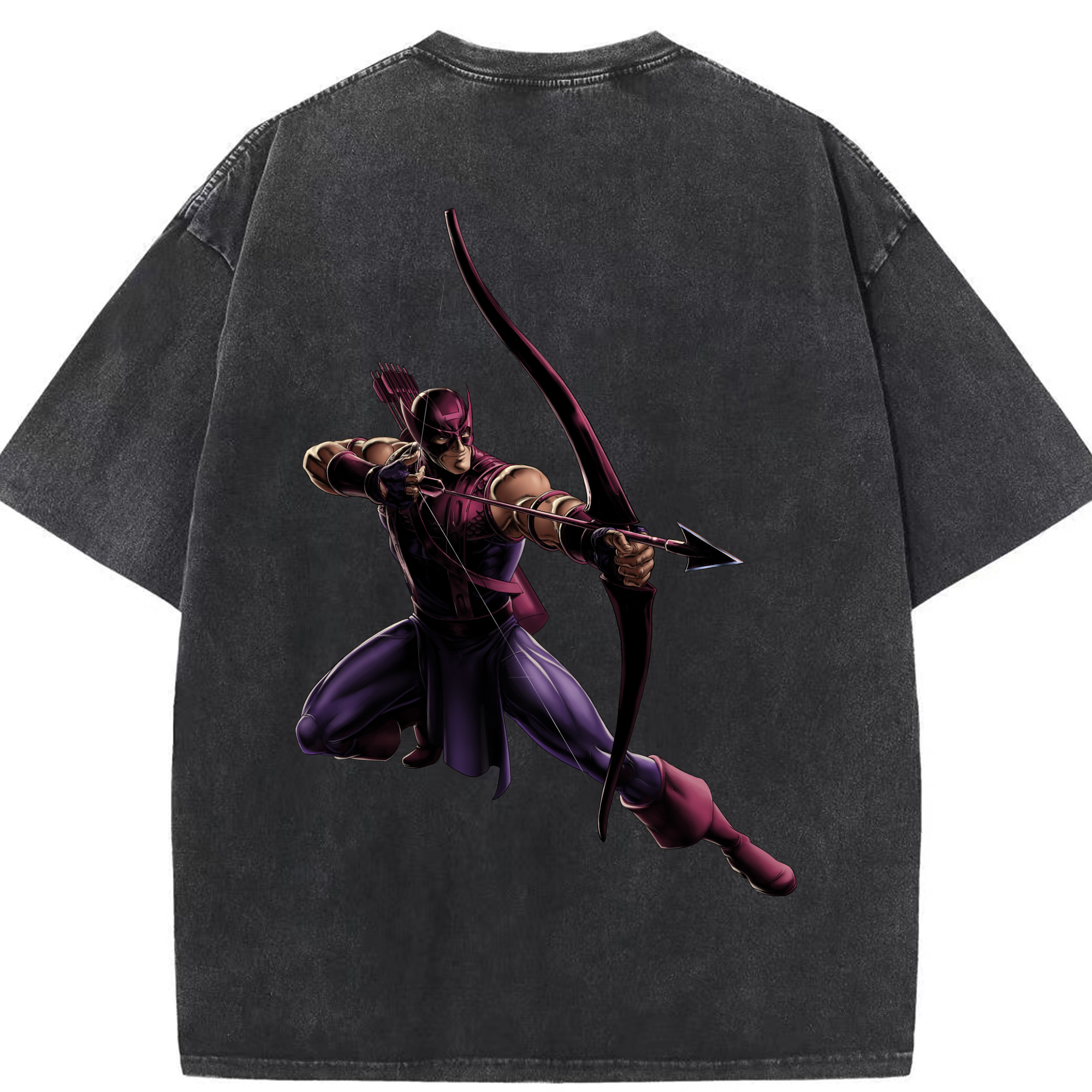 （画像用） アベンジャーズ The Avengers 綿100% ヴィンテージ風 半袖Tシャツ（背面プリント）