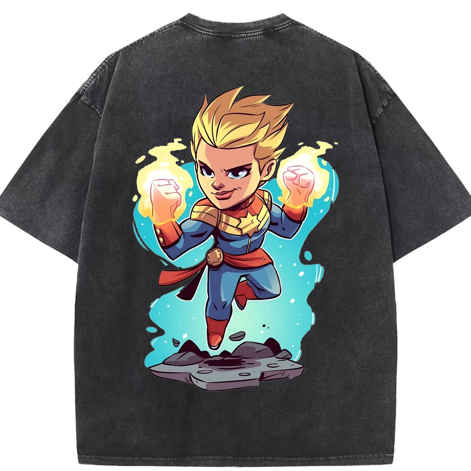 （画像用） アベンジャーズ The Avengers 綿100% ヴィンテージ風 半袖Tシャツ（背面プリント）