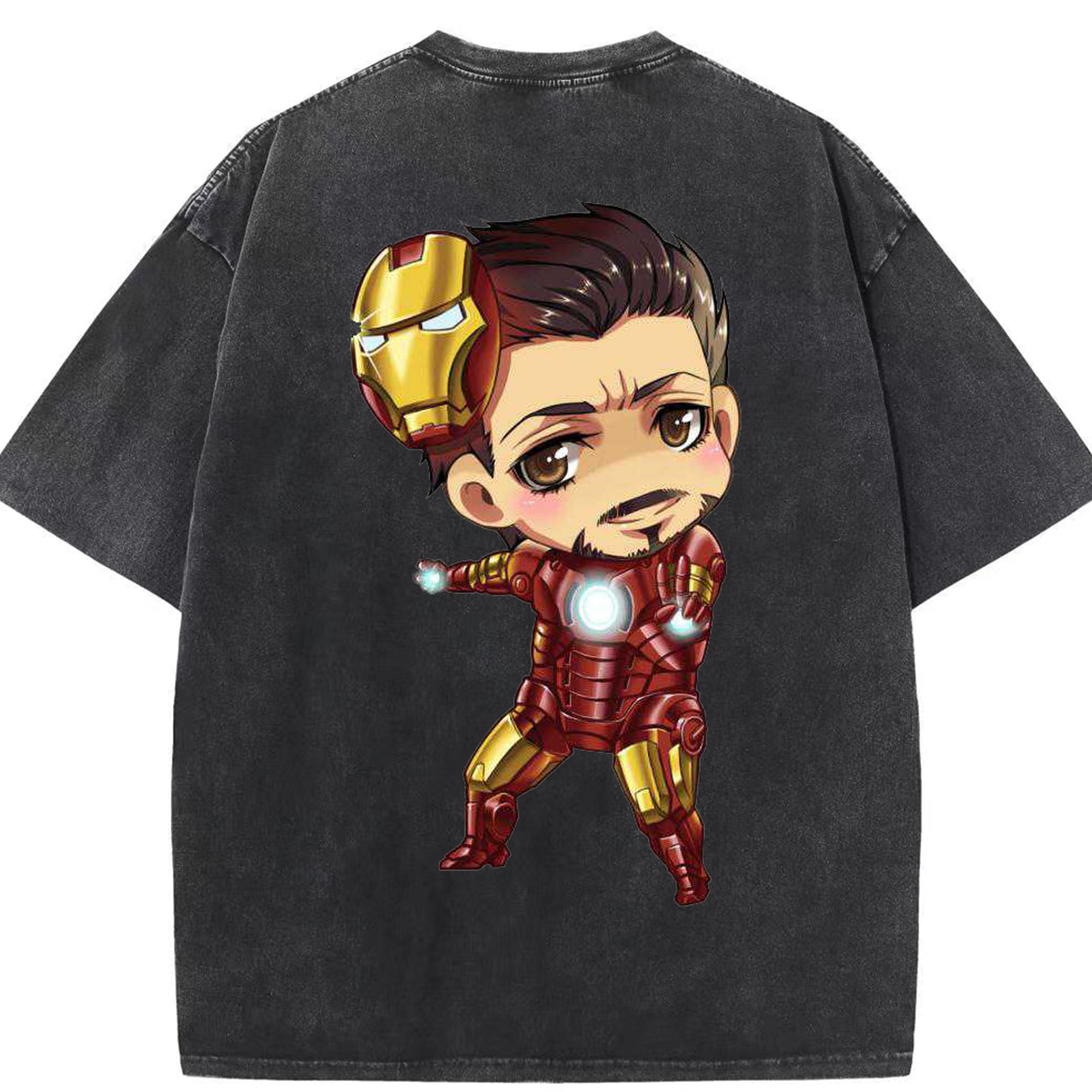 （画像用） アベンジャーズ The Avengers 綿100% ヴィンテージ風 半袖Tシャツ（背面プリント）