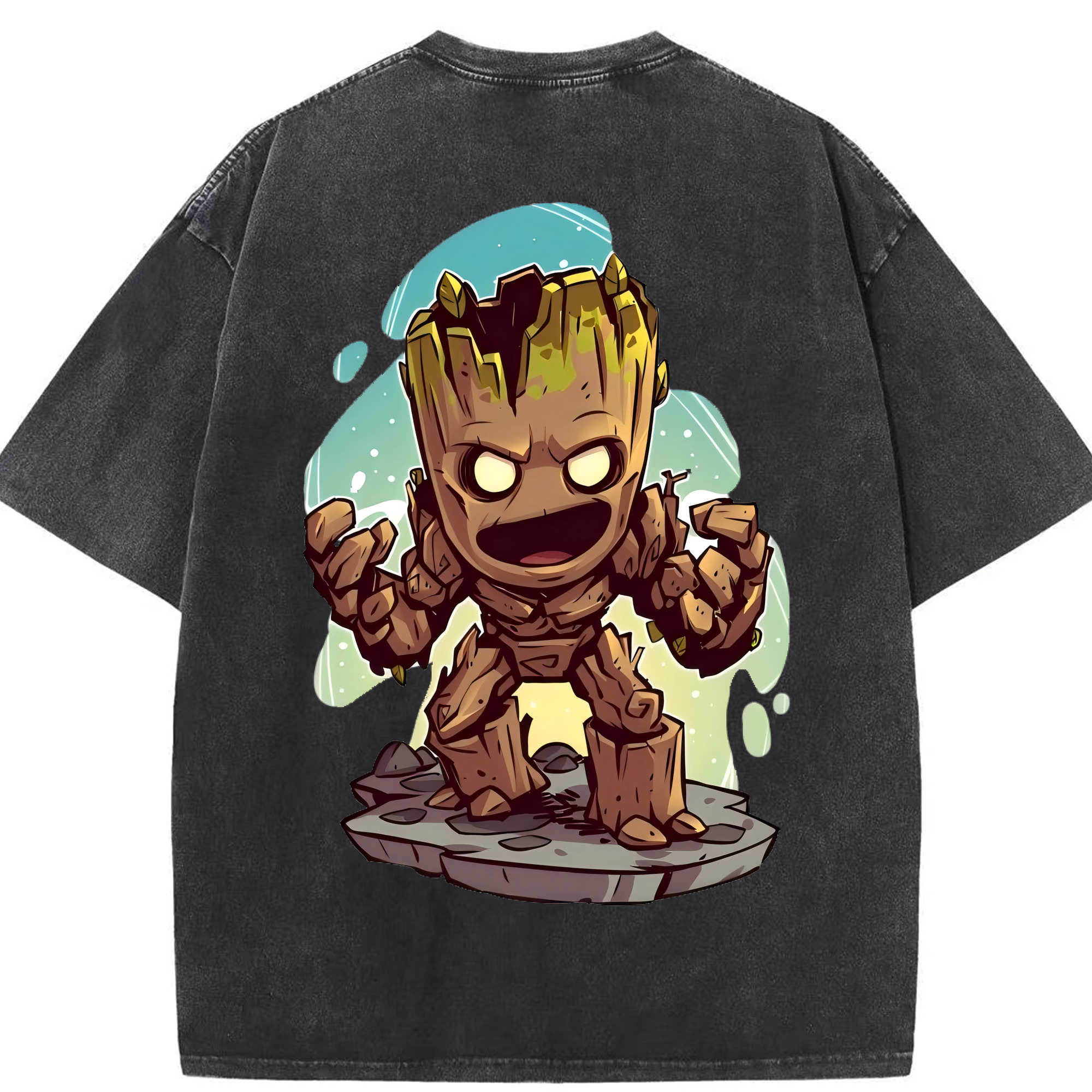 （画像用） アベンジャーズ The Avengers 綿100% ヴィンテージ風 半袖Tシャツ（背面プリント）