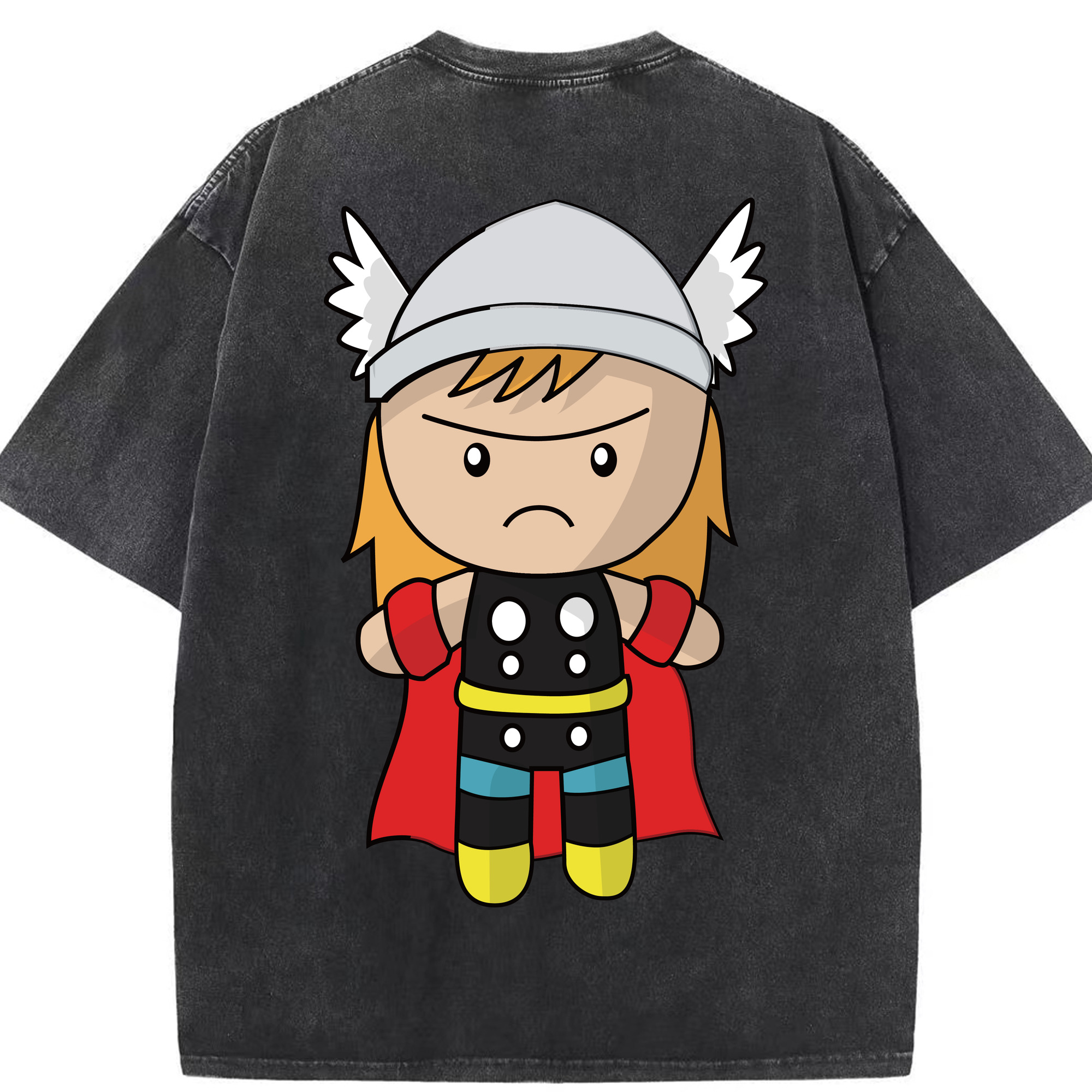 （画像用） アベンジャーズ The Avengers 綿100% ヴィンテージ風 半袖Tシャツ（背面プリント）