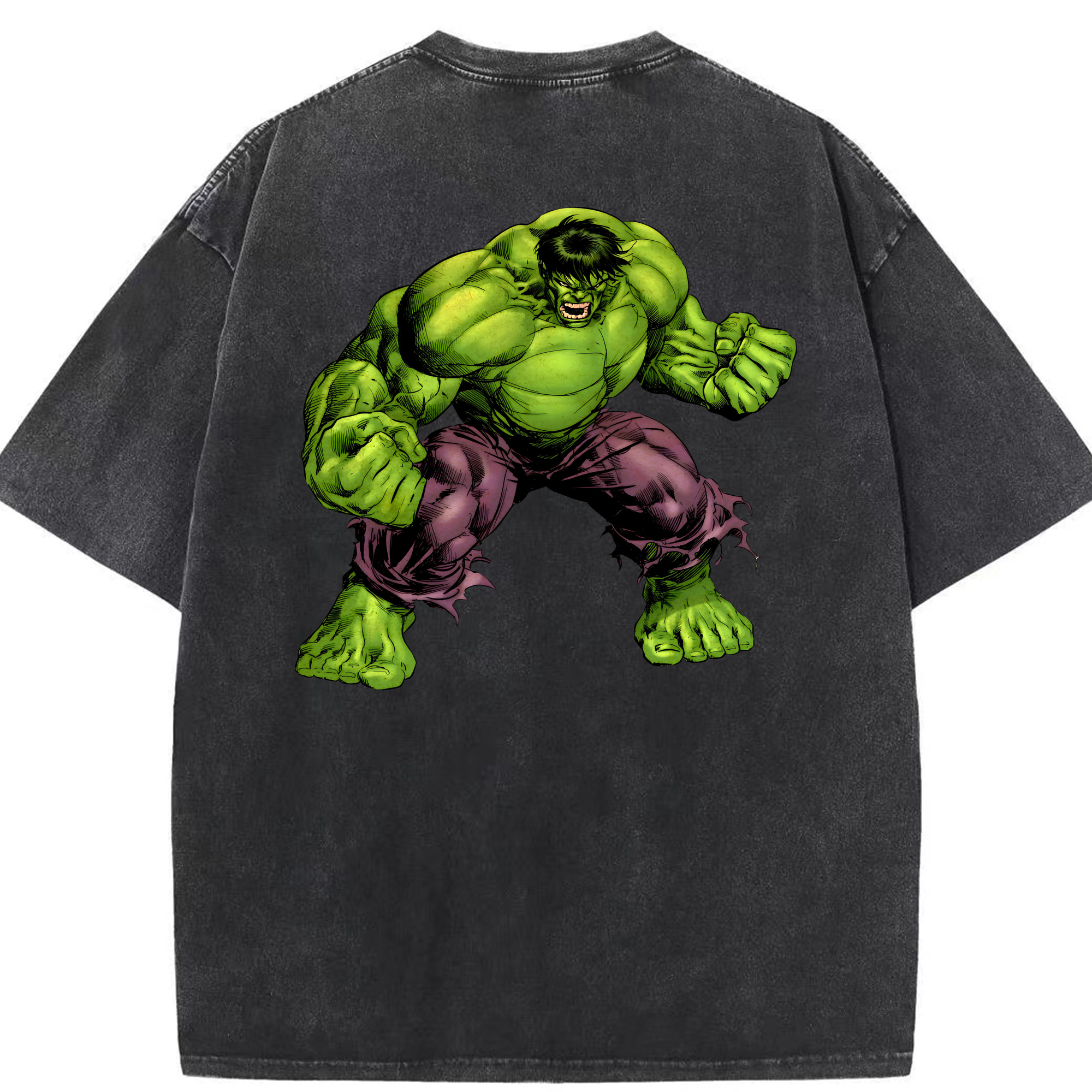（画像用） アベンジャーズ The Avengers 綿100% ヴィンテージ風 半袖Tシャツ（背面プリント）