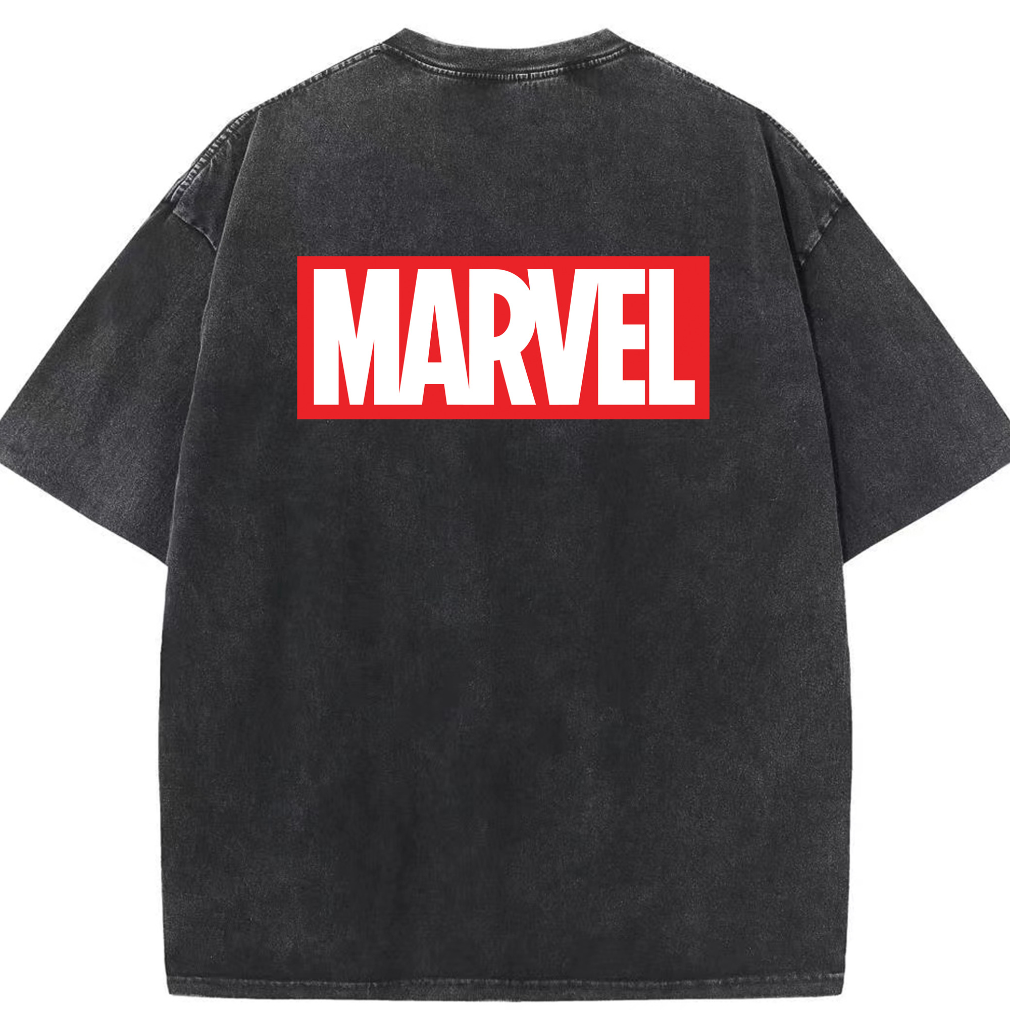 （画像用） アベンジャーズ The Avengers 綿100% ヴィンテージ風 半袖Tシャツ（背面プリント）