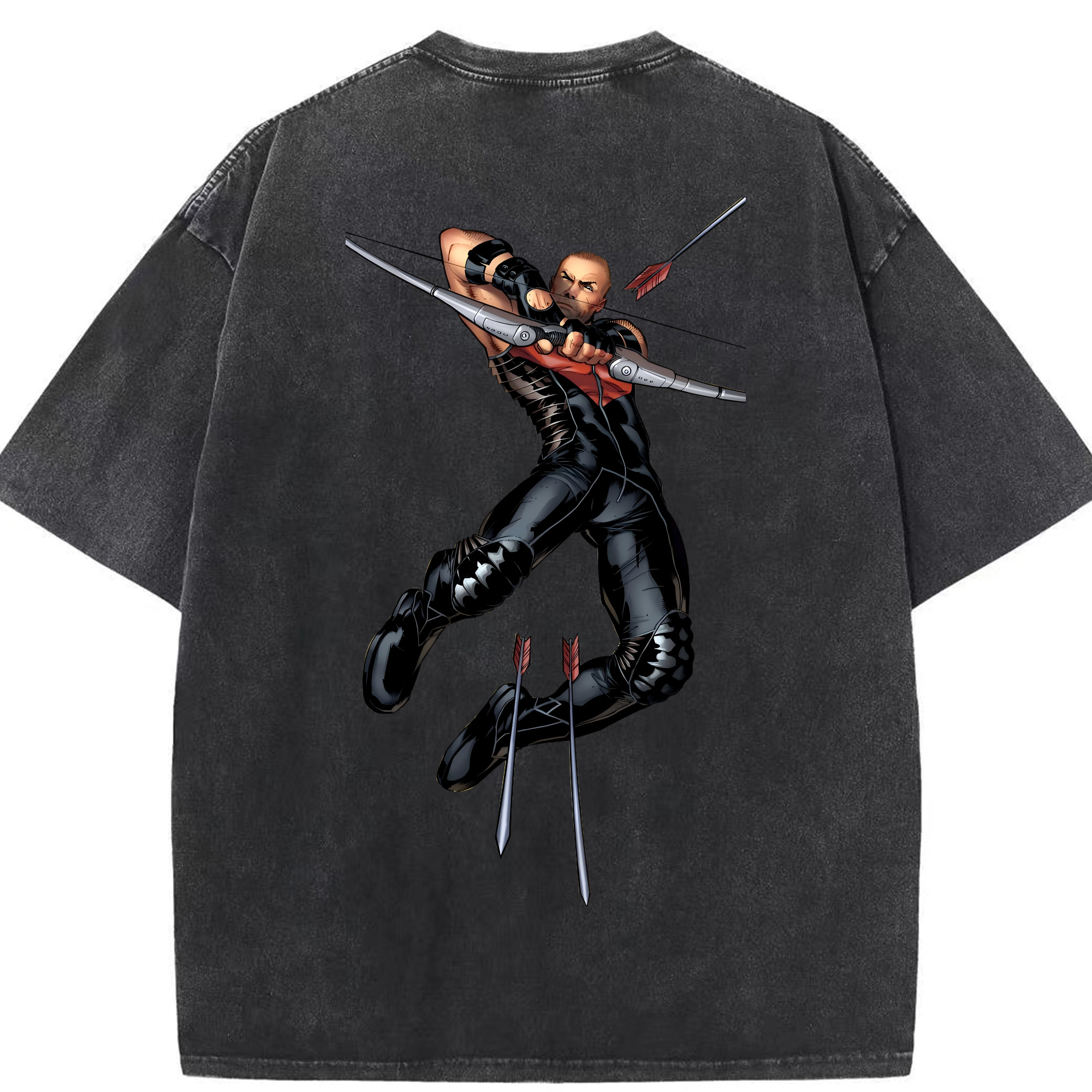 （画像用） アベンジャーズ The Avengers 綿100% ヴィンテージ風 半袖Tシャツ（背面プリント）