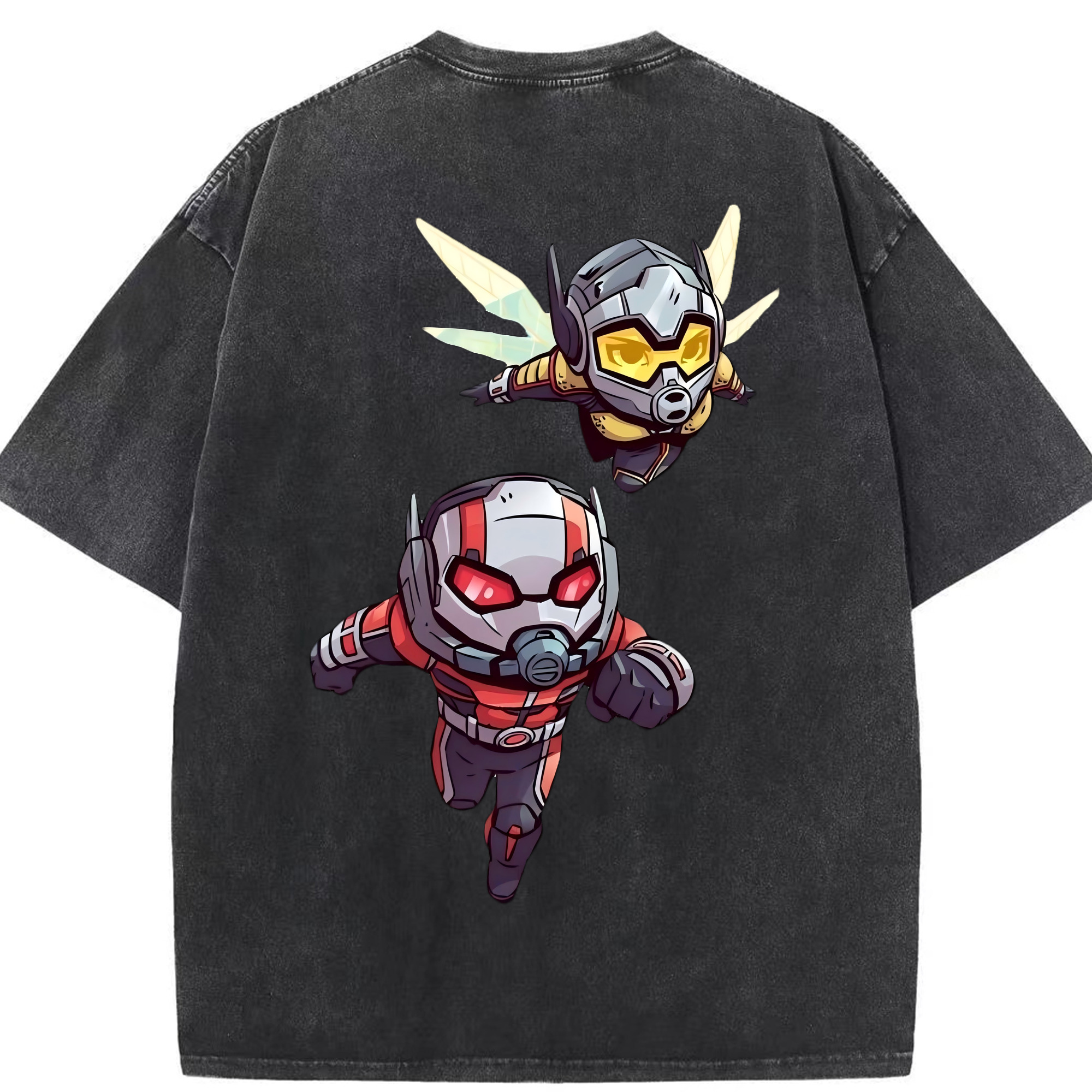（画像用） アベンジャーズ The Avengers 綿100% ヴィンテージ風 半袖Tシャツ（背面プリント）