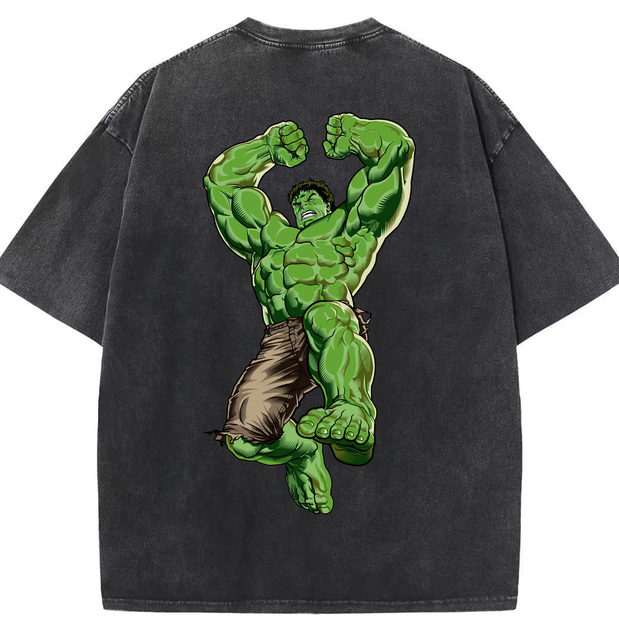 （画像用） アベンジャーズ The Avengers 綿100% ヴィンテージ風 半袖Tシャツ（背面プリント）