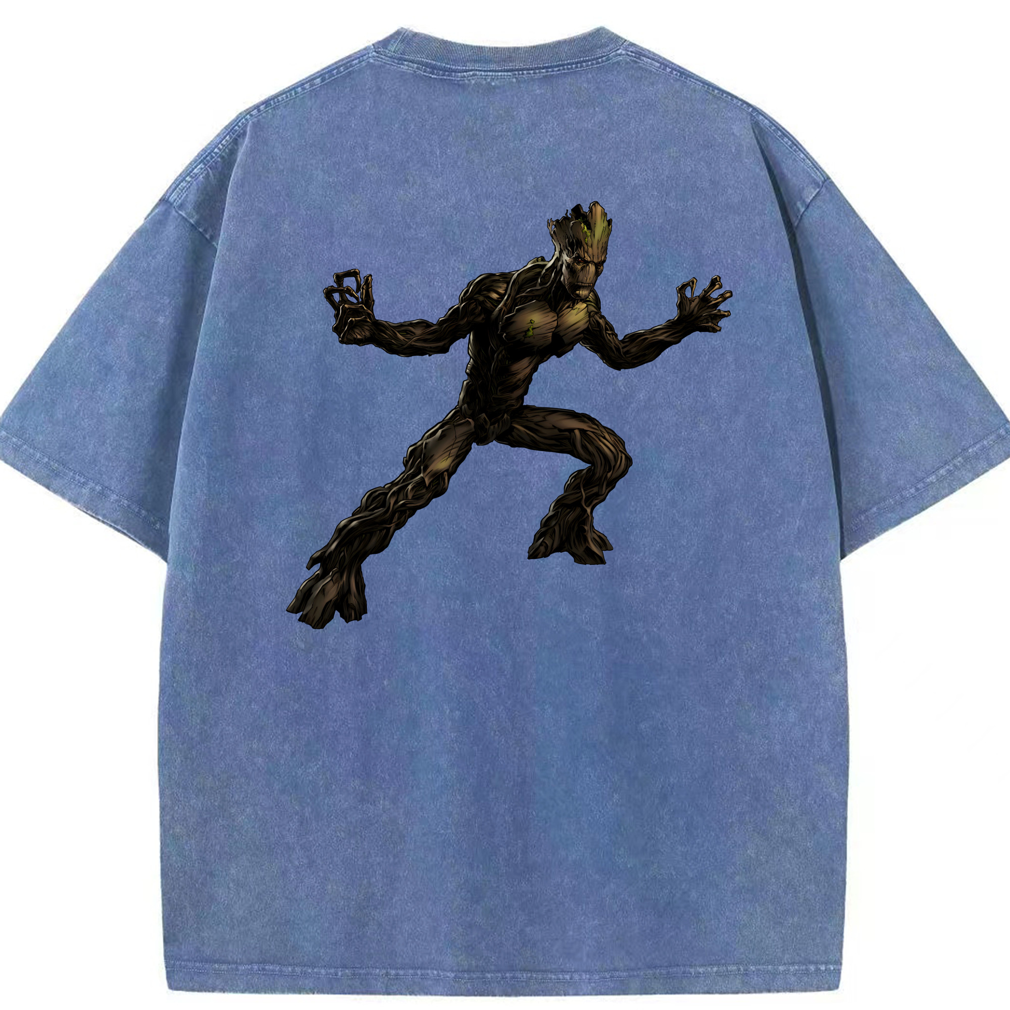 （画像用） アベンジャーズ The Avengers 綿100% ヴィンテージ風 半袖Tシャツ（背面プリント）