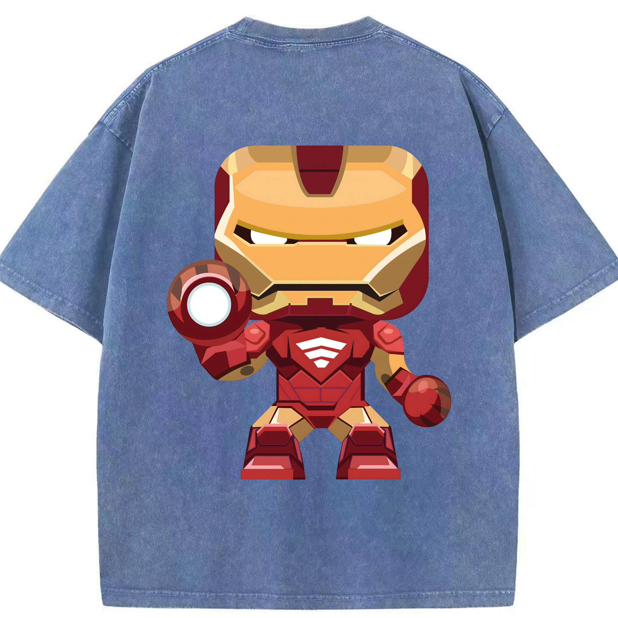 （画像用） アベンジャーズ The Avengers 綿100% ヴィンテージ風 半袖Tシャツ（背面プリント）
