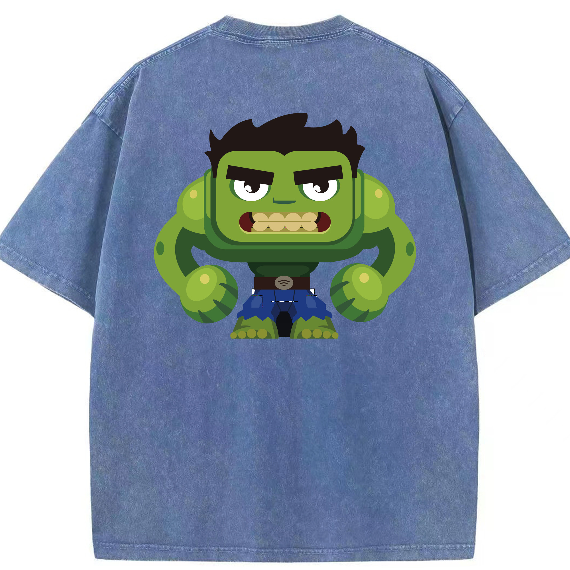 （画像用） アベンジャーズ The Avengers 綿100% ヴィンテージ風 半袖Tシャツ（背面プリント）