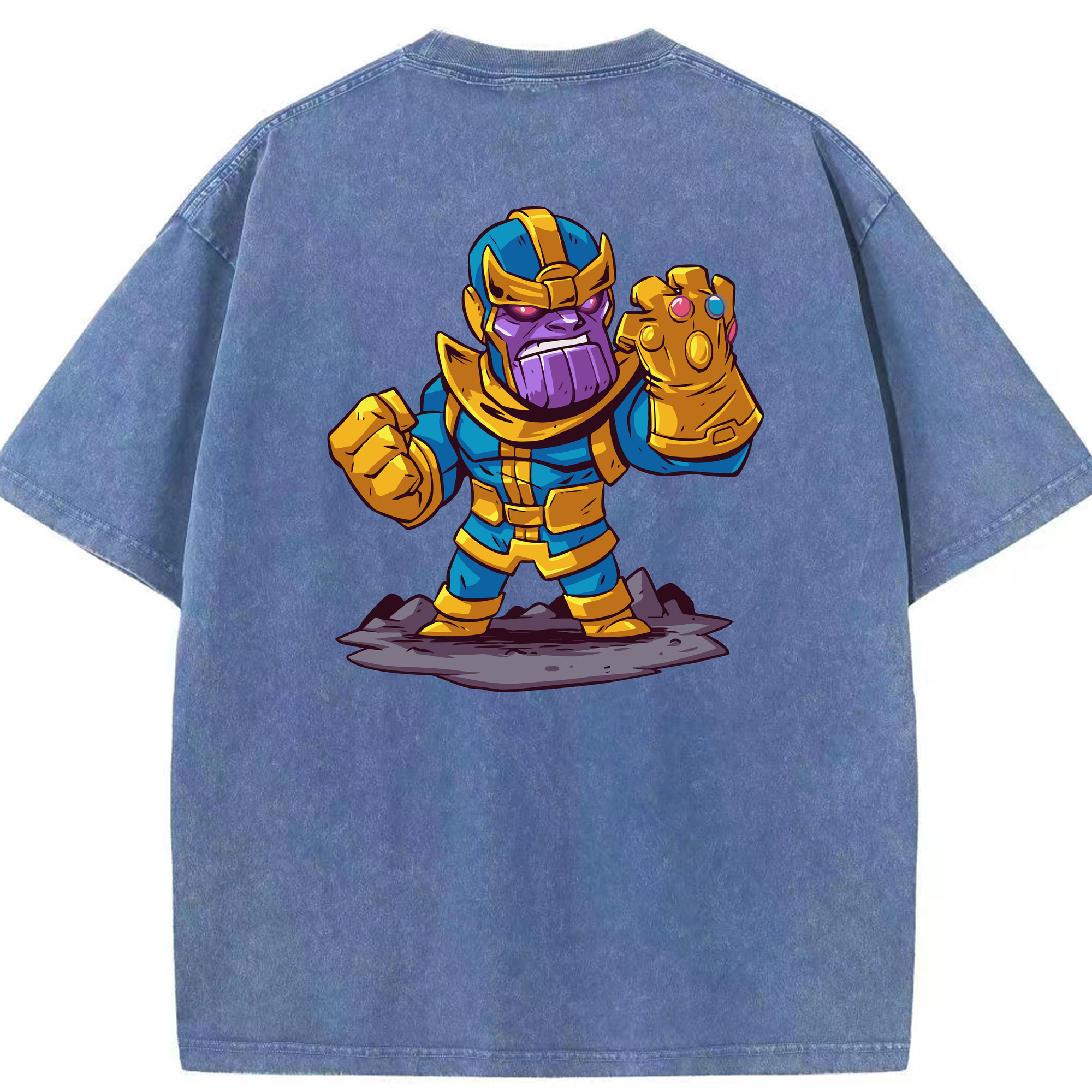 （画像用） アベンジャーズ The Avengers 綿100% ヴィンテージ風 半袖Tシャツ（背面プリント）