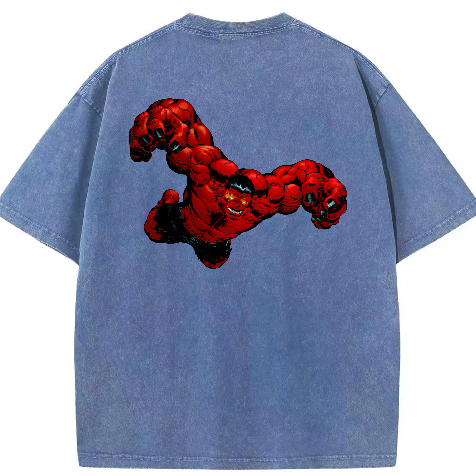 （画像用） アベンジャーズ The Avengers 綿100% ヴィンテージ風 半袖Tシャツ（背面プリント）