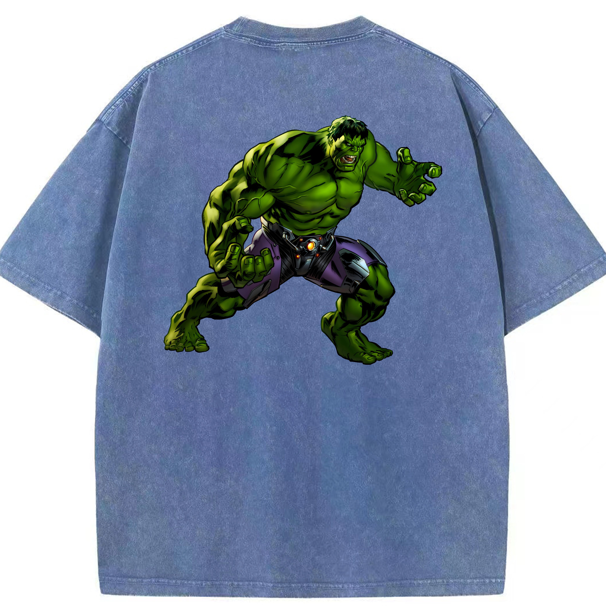 （画像用） アベンジャーズ The Avengers 綿100% ヴィンテージ風 半袖Tシャツ（背面プリント）