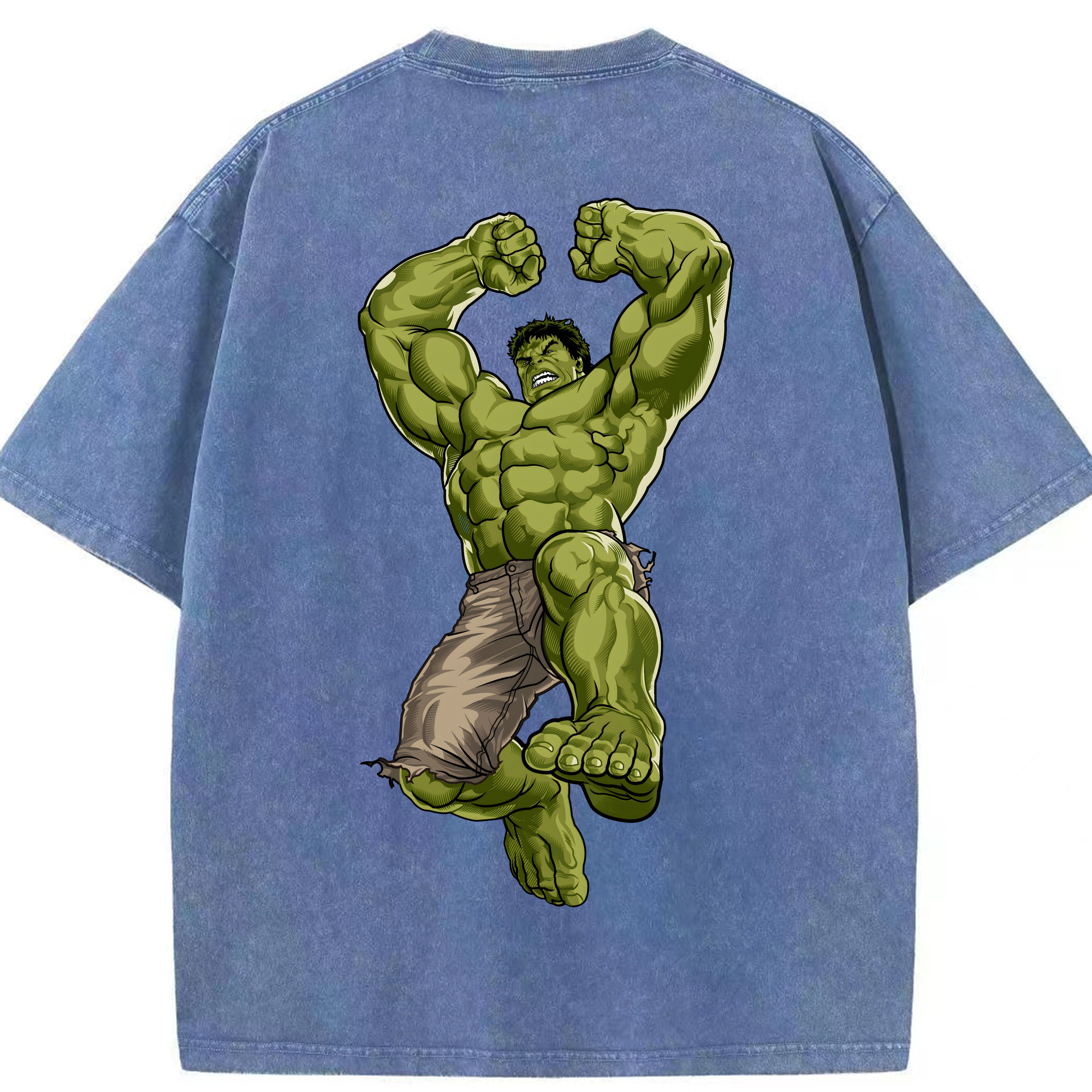 （画像用） アベンジャーズ The Avengers 綿100% ヴィンテージ風 半袖Tシャツ（背面プリント）