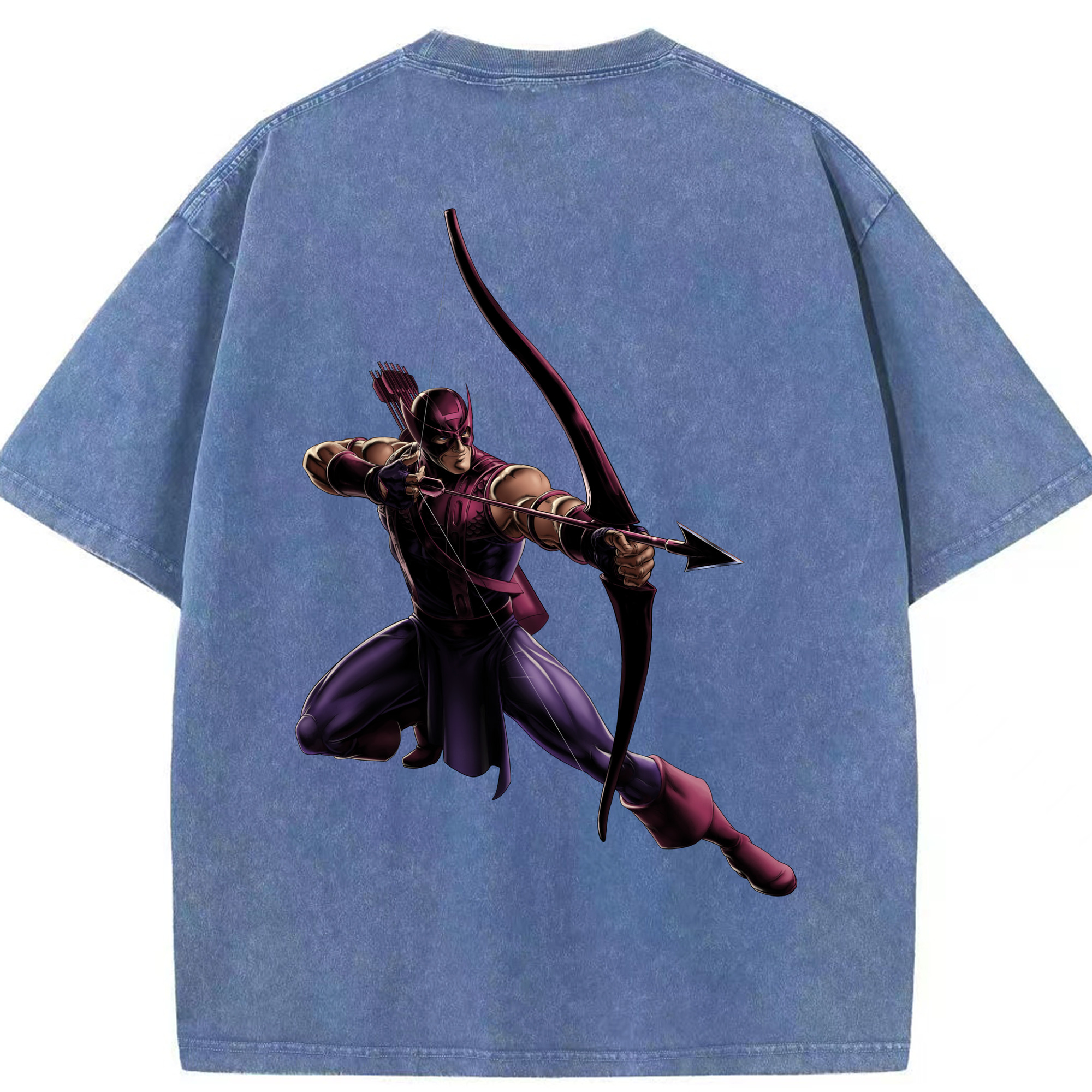 （画像用） アベンジャーズ The Avengers 綿100% ヴィンテージ風 半袖Tシャツ（背面プリント）