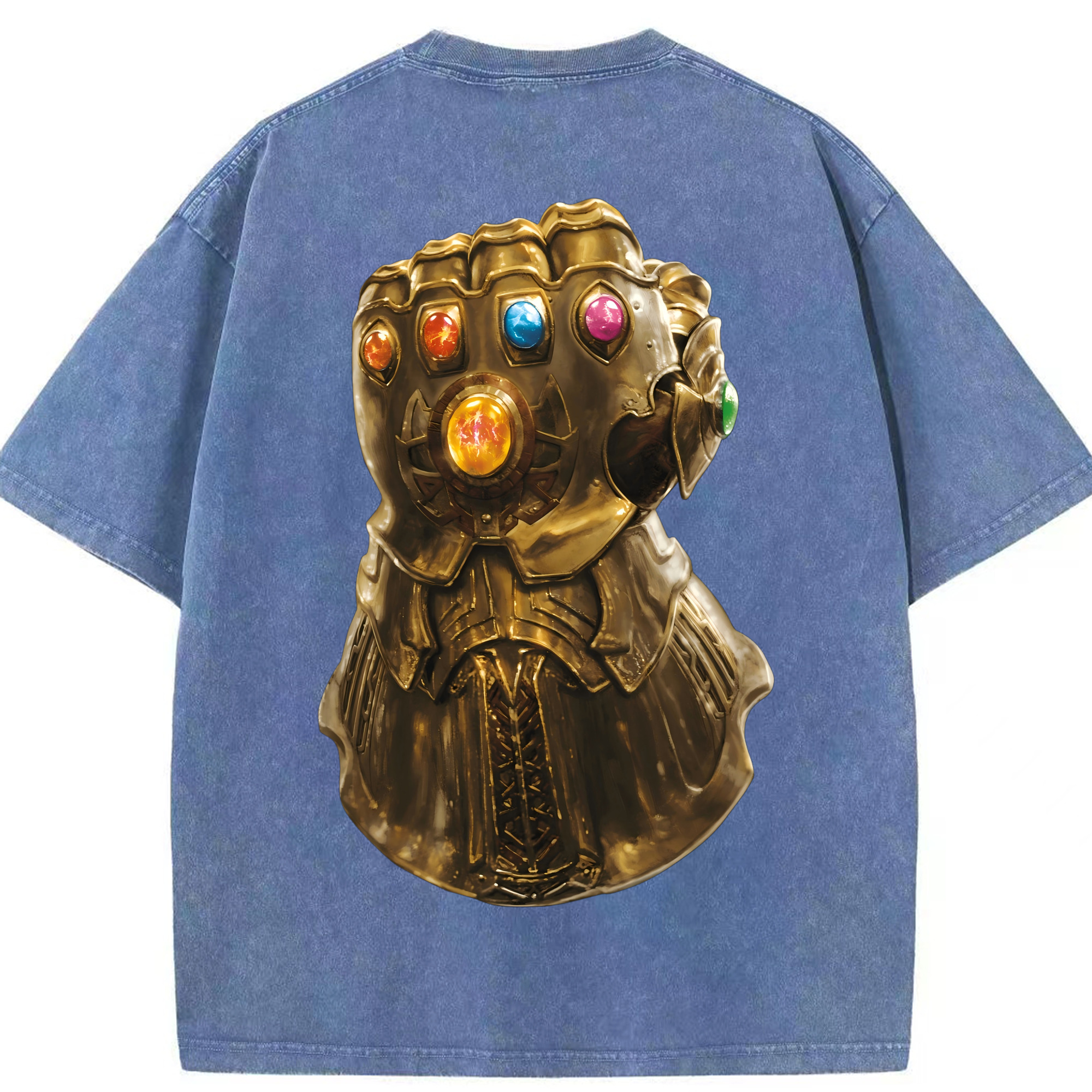 （画像用） アベンジャーズ The Avengers 綿100% ヴィンテージ風 半袖Tシャツ（背面プリント）