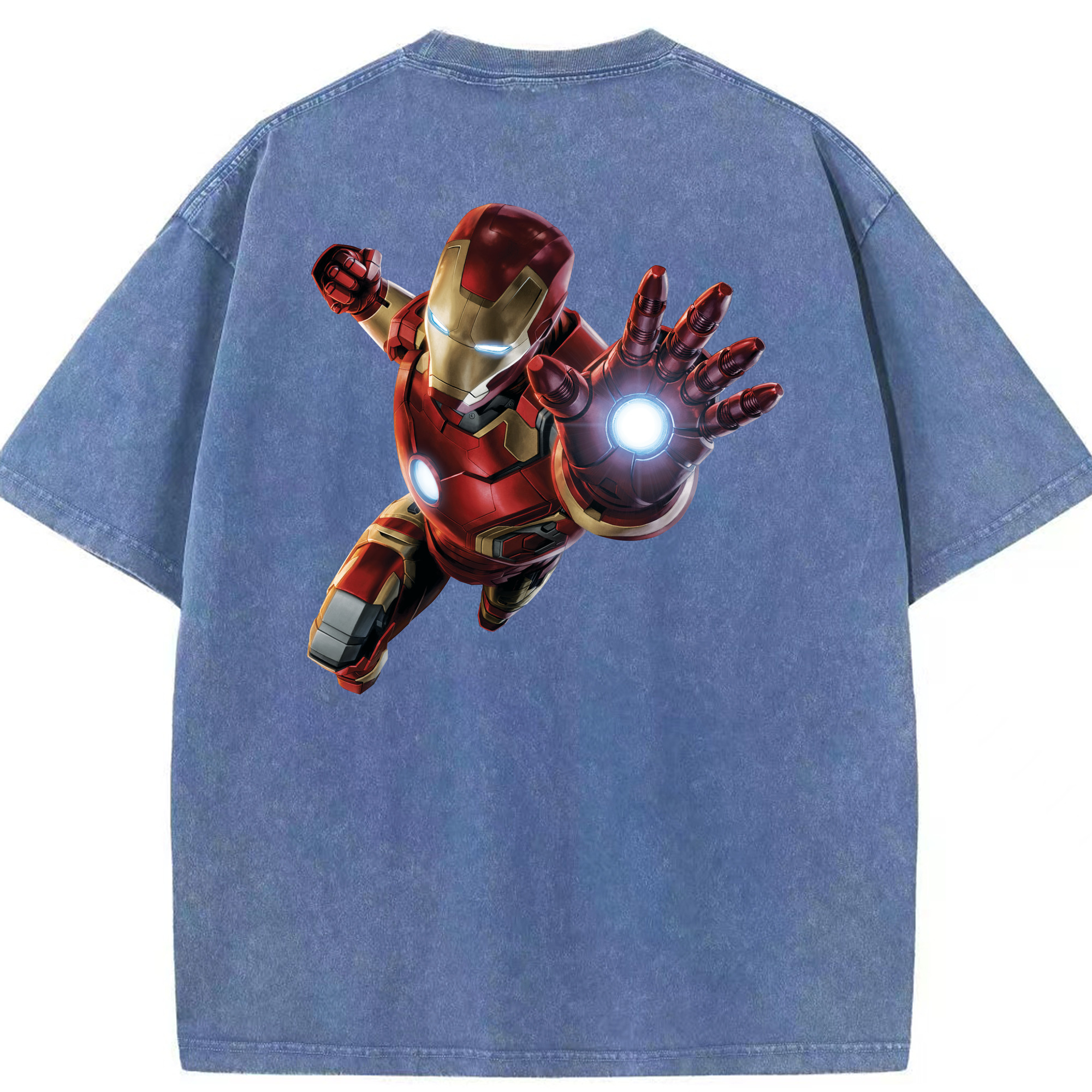 （画像用） アベンジャーズ The Avengers 綿100% ヴィンテージ風 半袖Tシャツ（背面プリント）