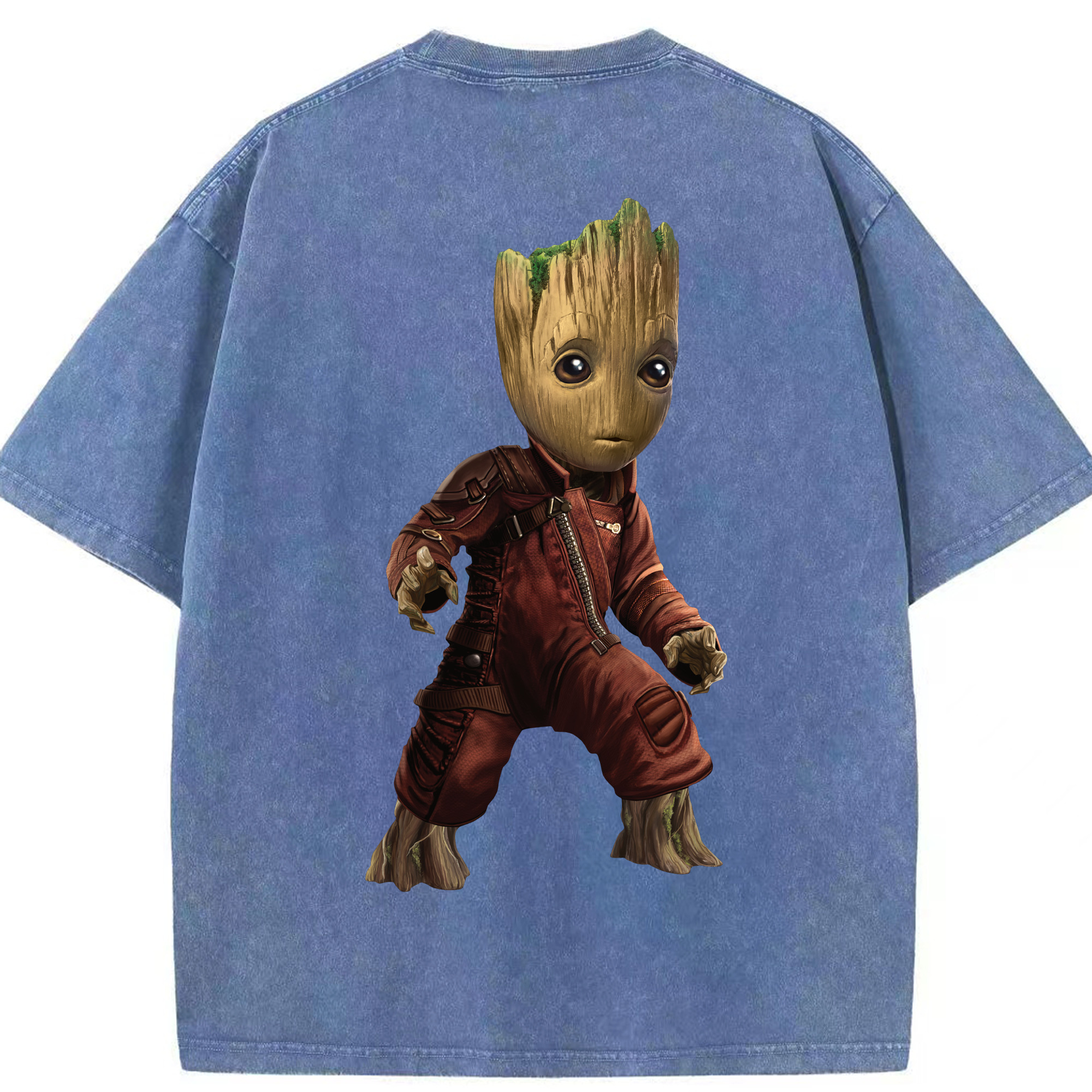 （画像用） アベンジャーズ The Avengers 綿100% ヴィンテージ風 半袖Tシャツ（背面プリント）