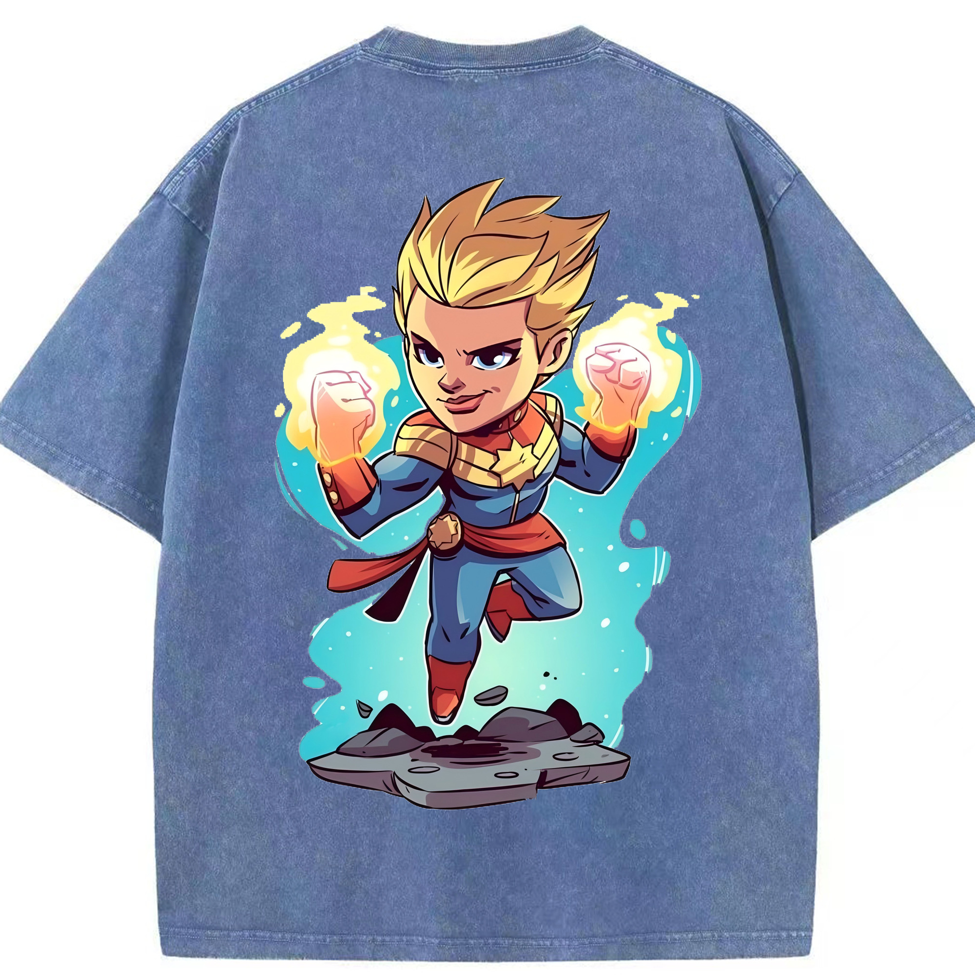 （画像用） アベンジャーズ The Avengers 綿100% ヴィンテージ風 半袖Tシャツ（背面プリント）