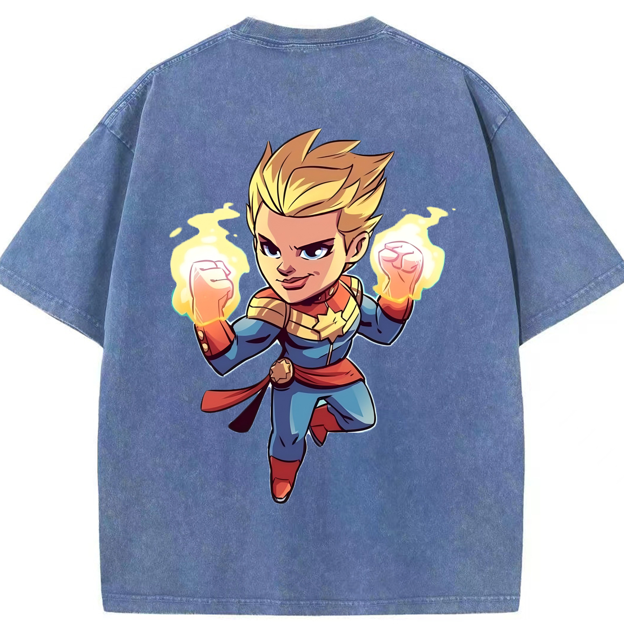 （画像用） アベンジャーズ The Avengers 綿100% ヴィンテージ風 半袖Tシャツ（背面プリント）
