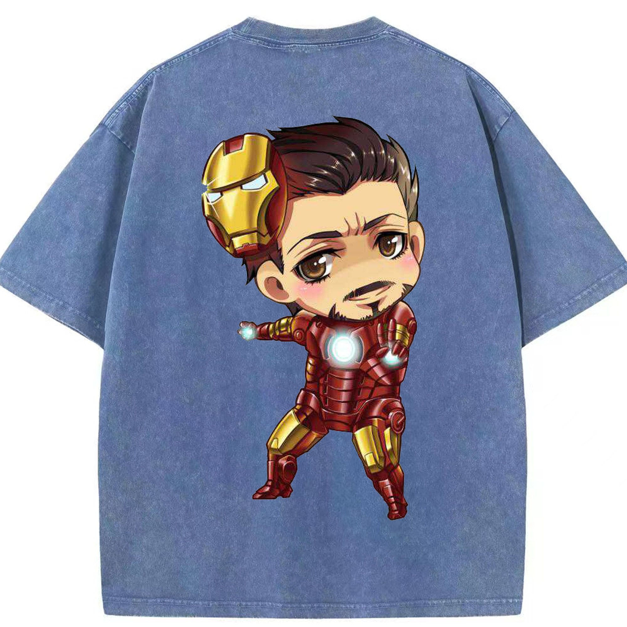 （画像用） アベンジャーズ The Avengers 綿100% ヴィンテージ風 半袖Tシャツ（背面プリント）