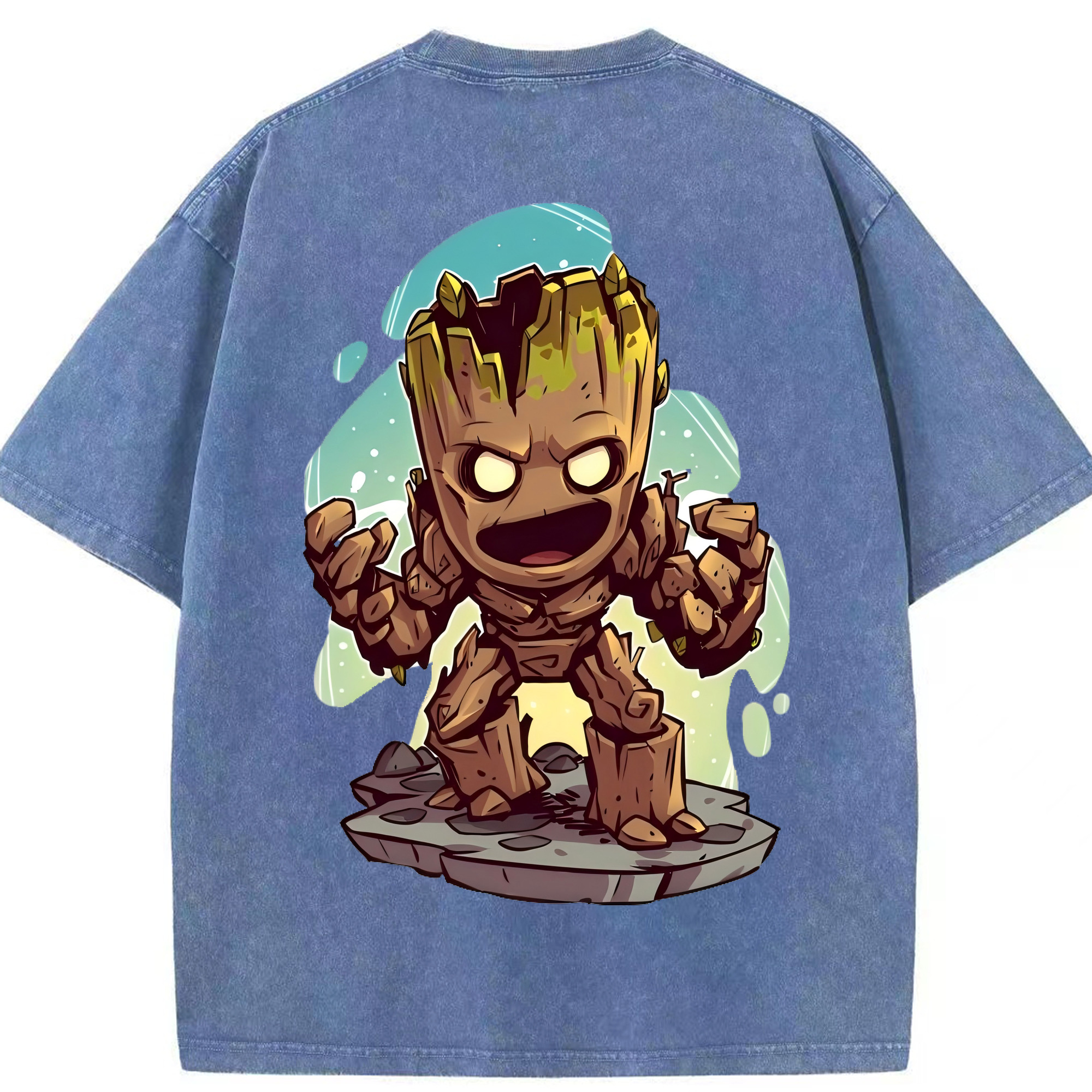 （画像用） アベンジャーズ The Avengers 綿100% ヴィンテージ風 半袖Tシャツ（背面プリント）