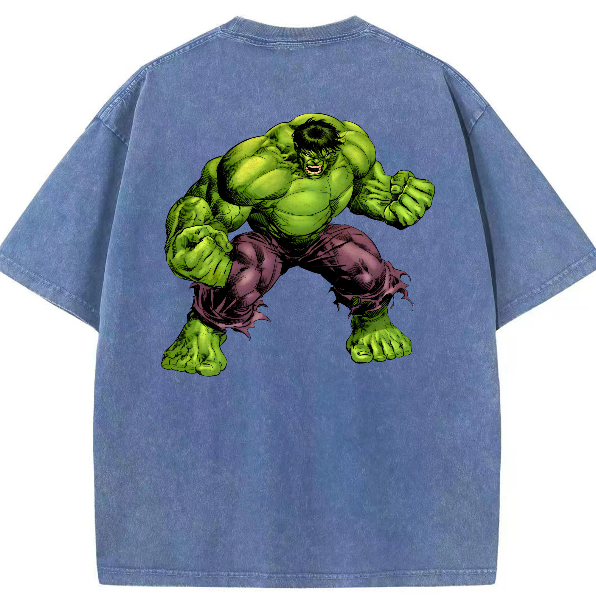 （画像用） アベンジャーズ The Avengers 綿100% ヴィンテージ風 半袖Tシャツ（背面プリント）