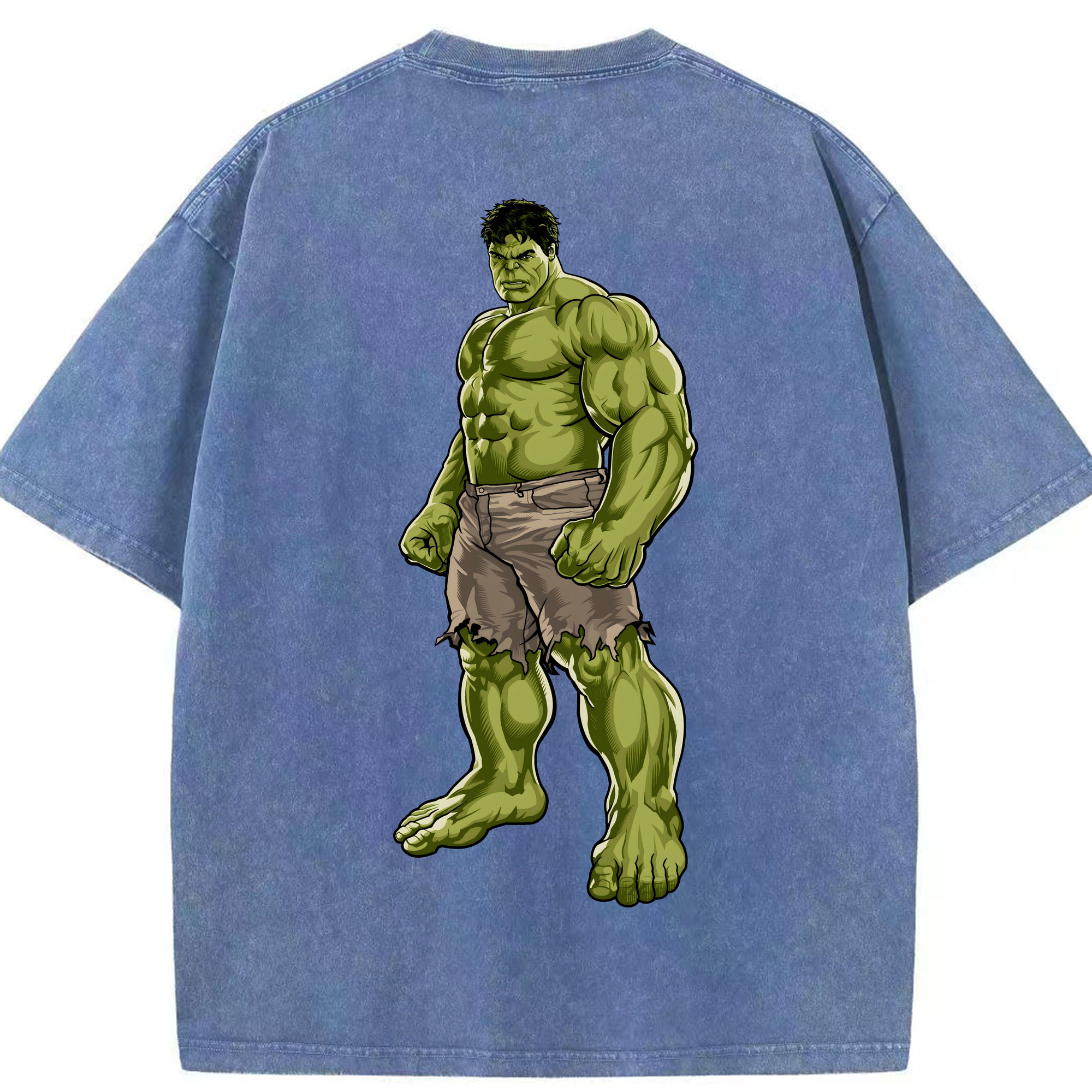 （画像用） アベンジャーズ The Avengers 綿100% ヴィンテージ風 半袖Tシャツ（背面プリント）