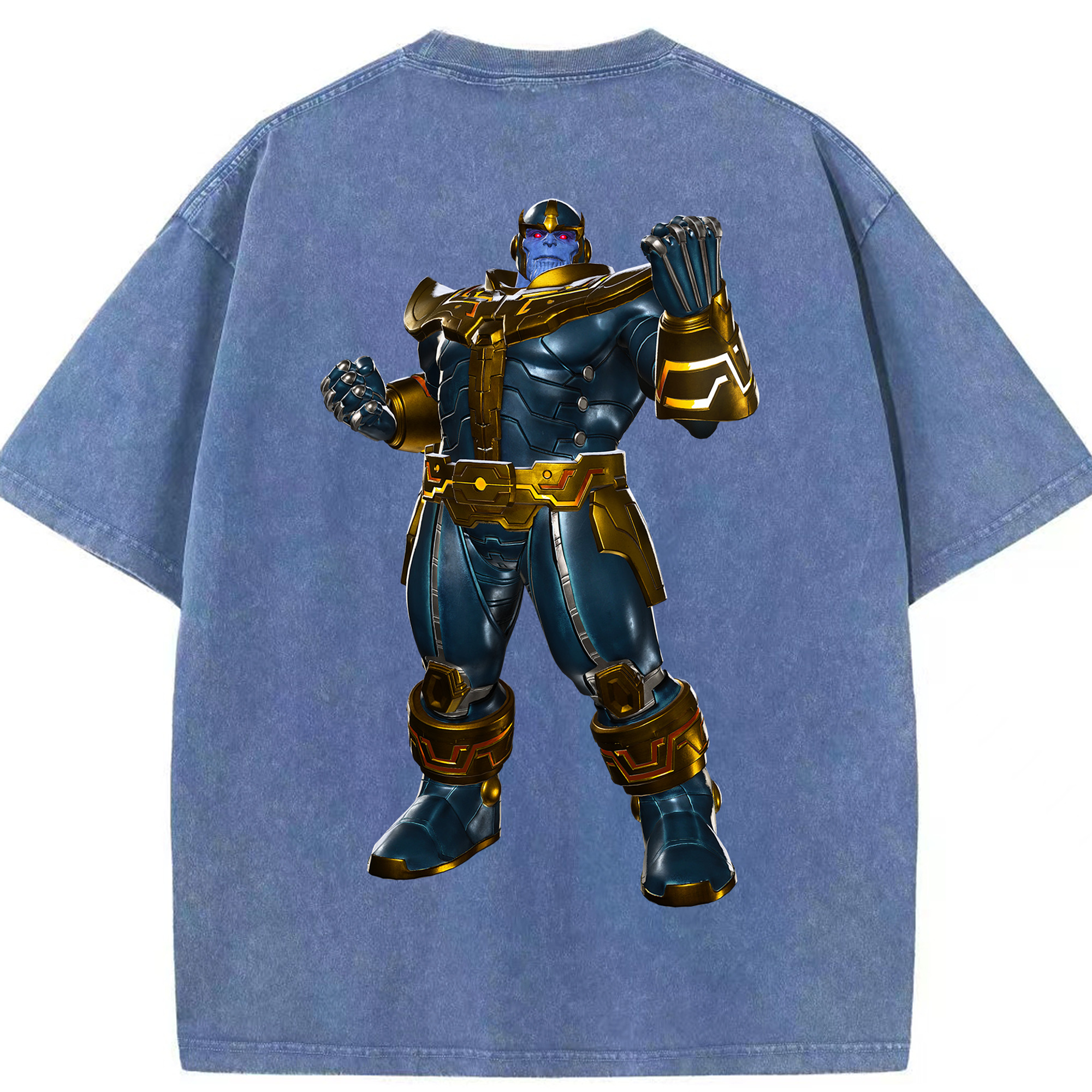 （画像用） アベンジャーズ The Avengers 綿100% ヴィンテージ風 半袖Tシャツ（背面プリント）