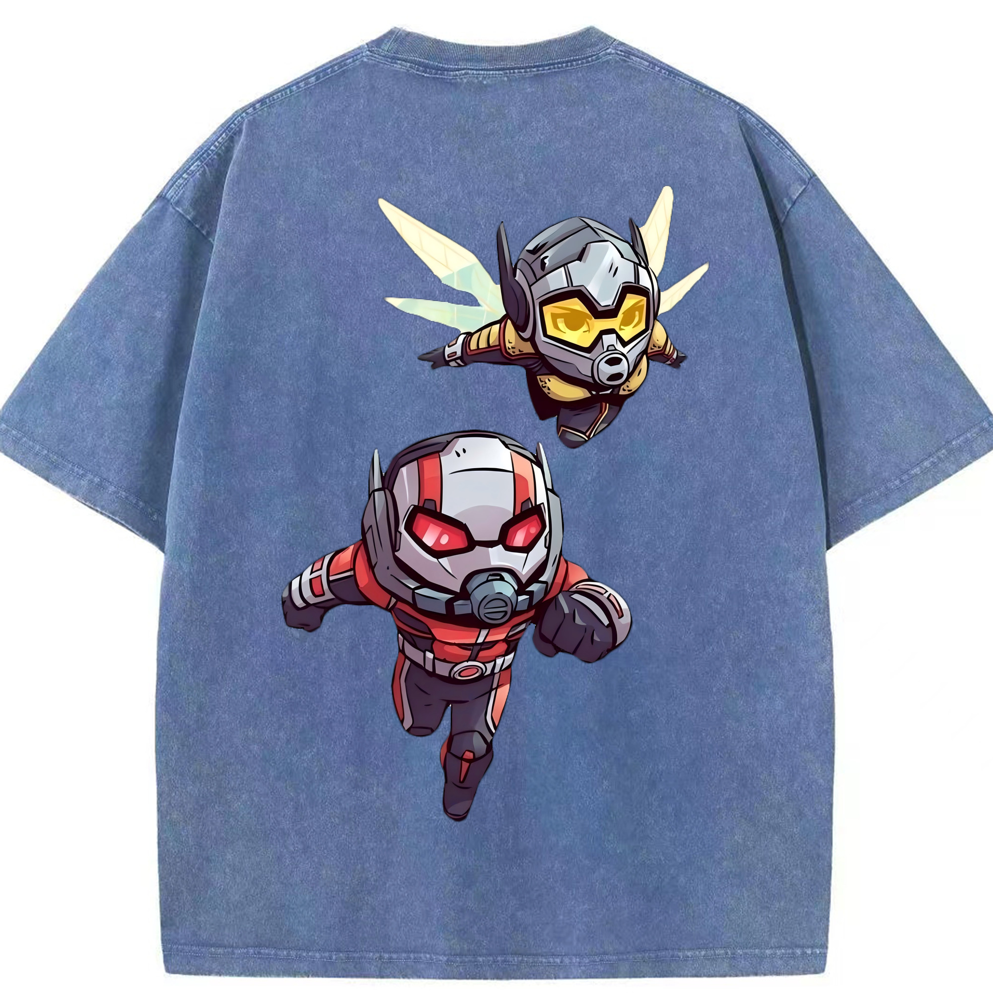 （画像用） アベンジャーズ The Avengers 綿100% ヴィンテージ風 半袖Tシャツ（背面プリント）