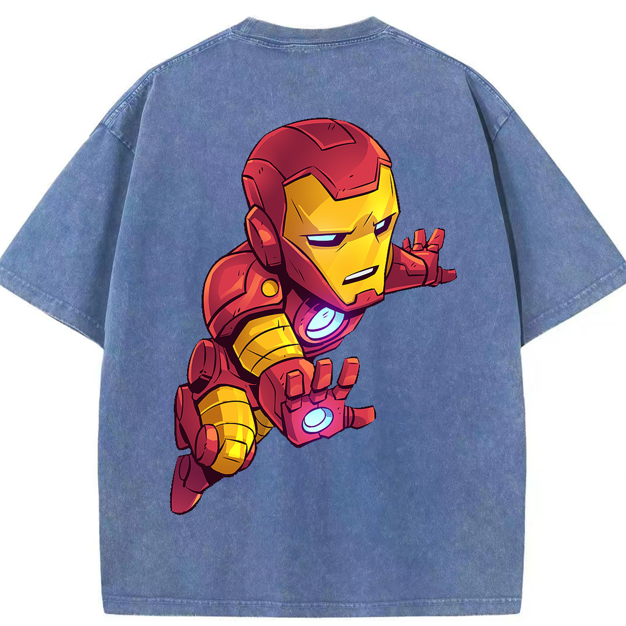 （画像用） アベンジャーズ The Avengers 綿100% ヴィンテージ風 半袖Tシャツ（背面プリント）