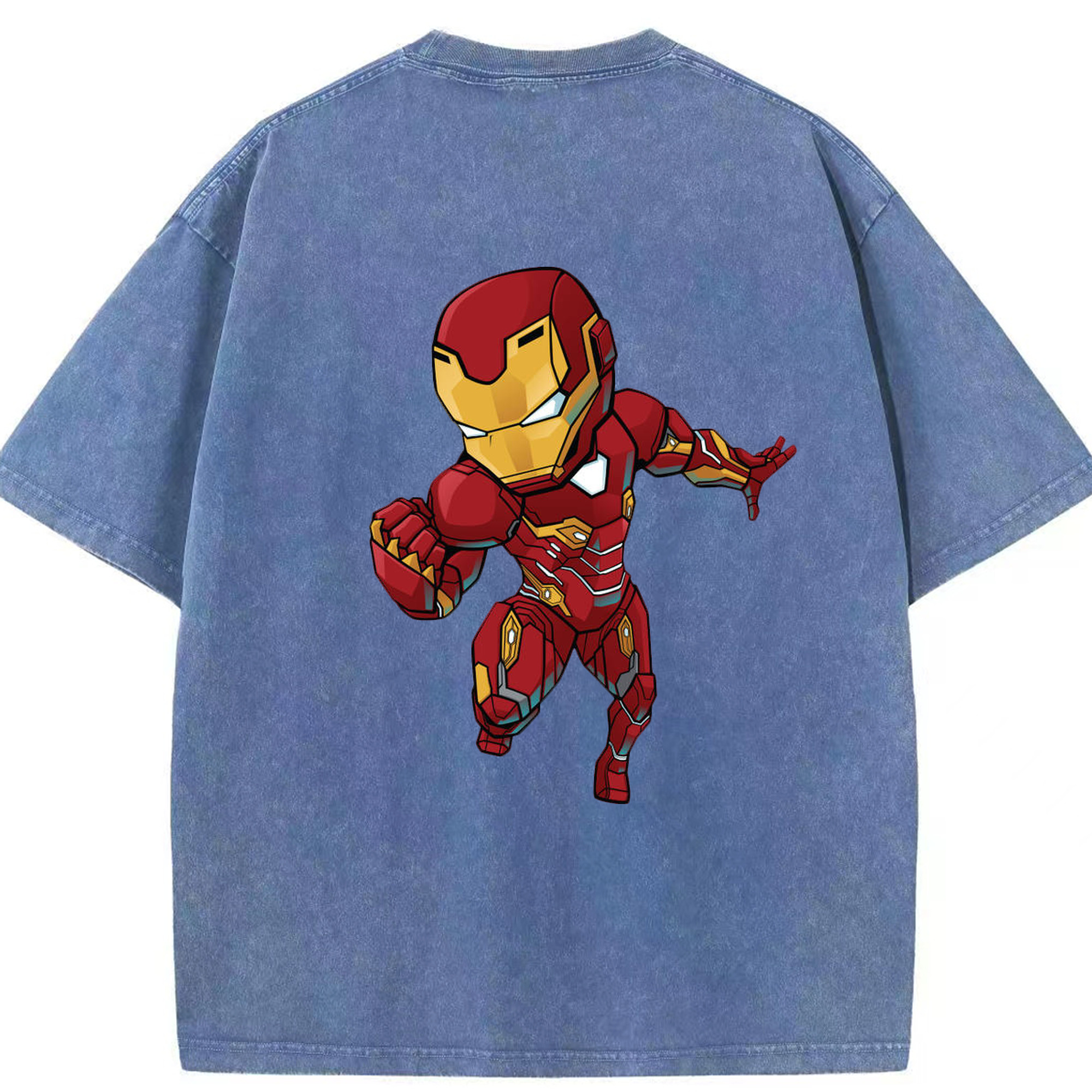 （画像用） アベンジャーズ The Avengers 綿100% ヴィンテージ風 半袖Tシャツ（背面プリント）