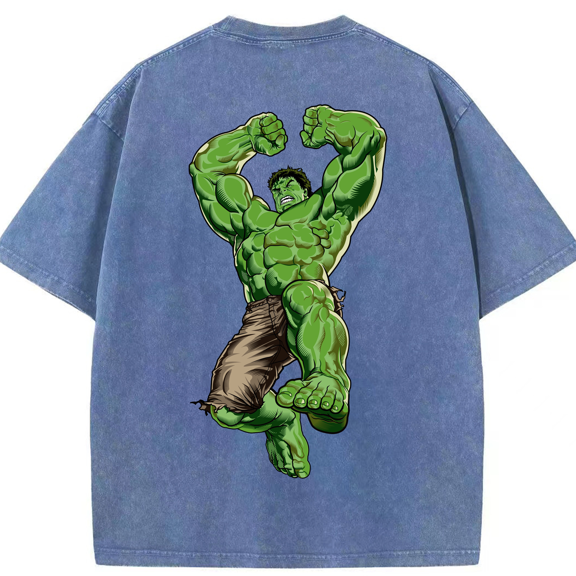 （画像用） アベンジャーズ The Avengers 綿100% ヴィンテージ風 半袖Tシャツ（背面プリント）