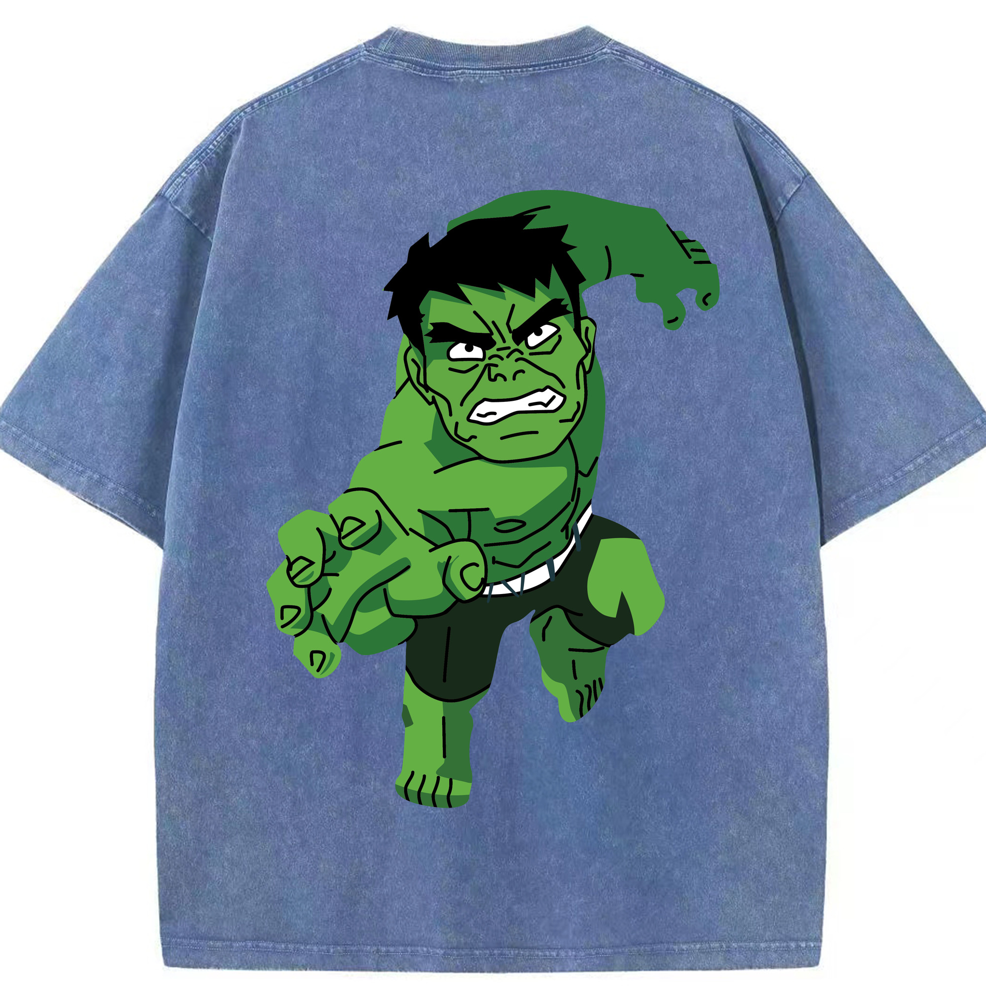 （画像用） アベンジャーズ The Avengers 綿100% ヴィンテージ風 半袖Tシャツ（背面プリント）