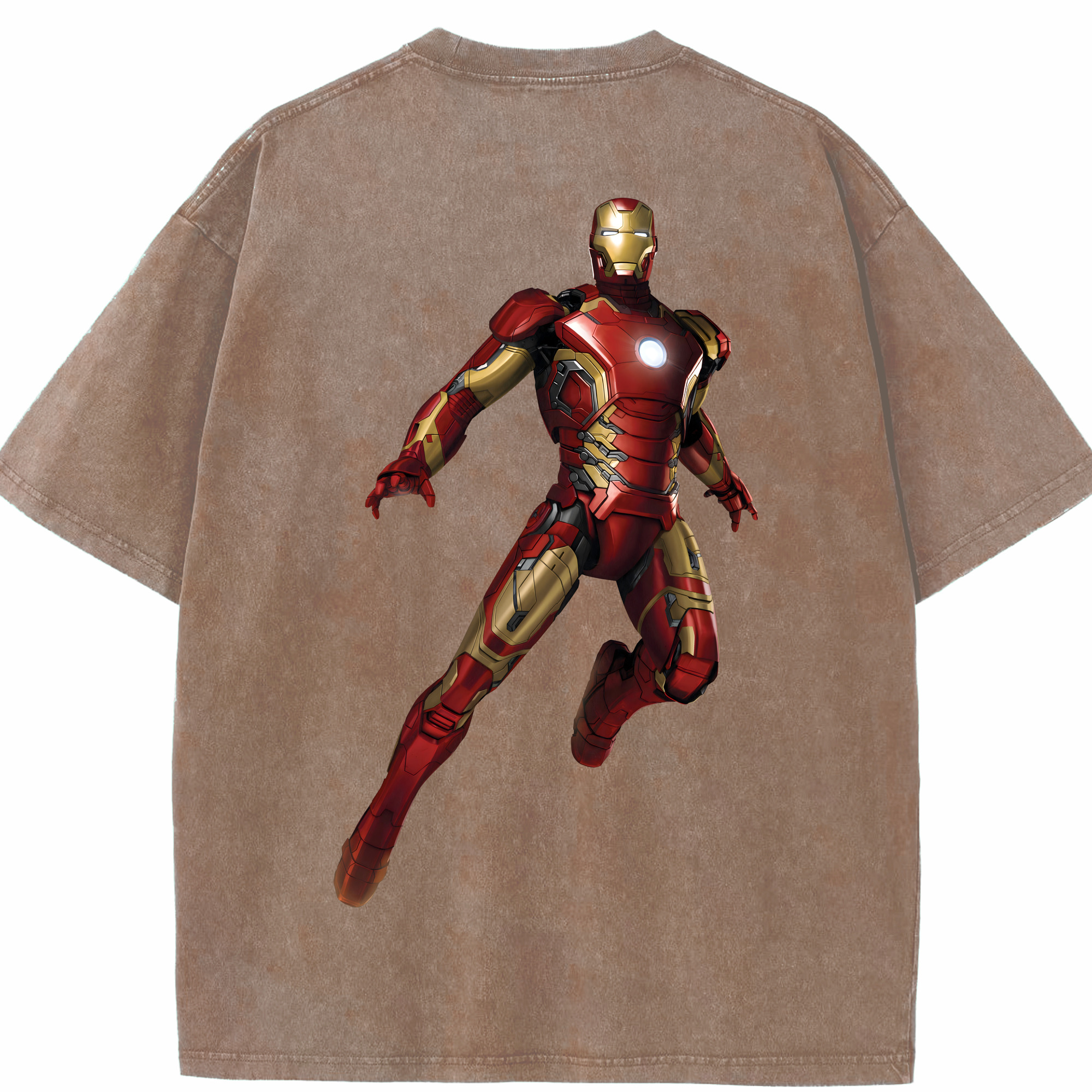 （画像用） アベンジャーズ The Avengers 綿100% ヴィンテージ風 半袖Tシャツ（背面プリント）