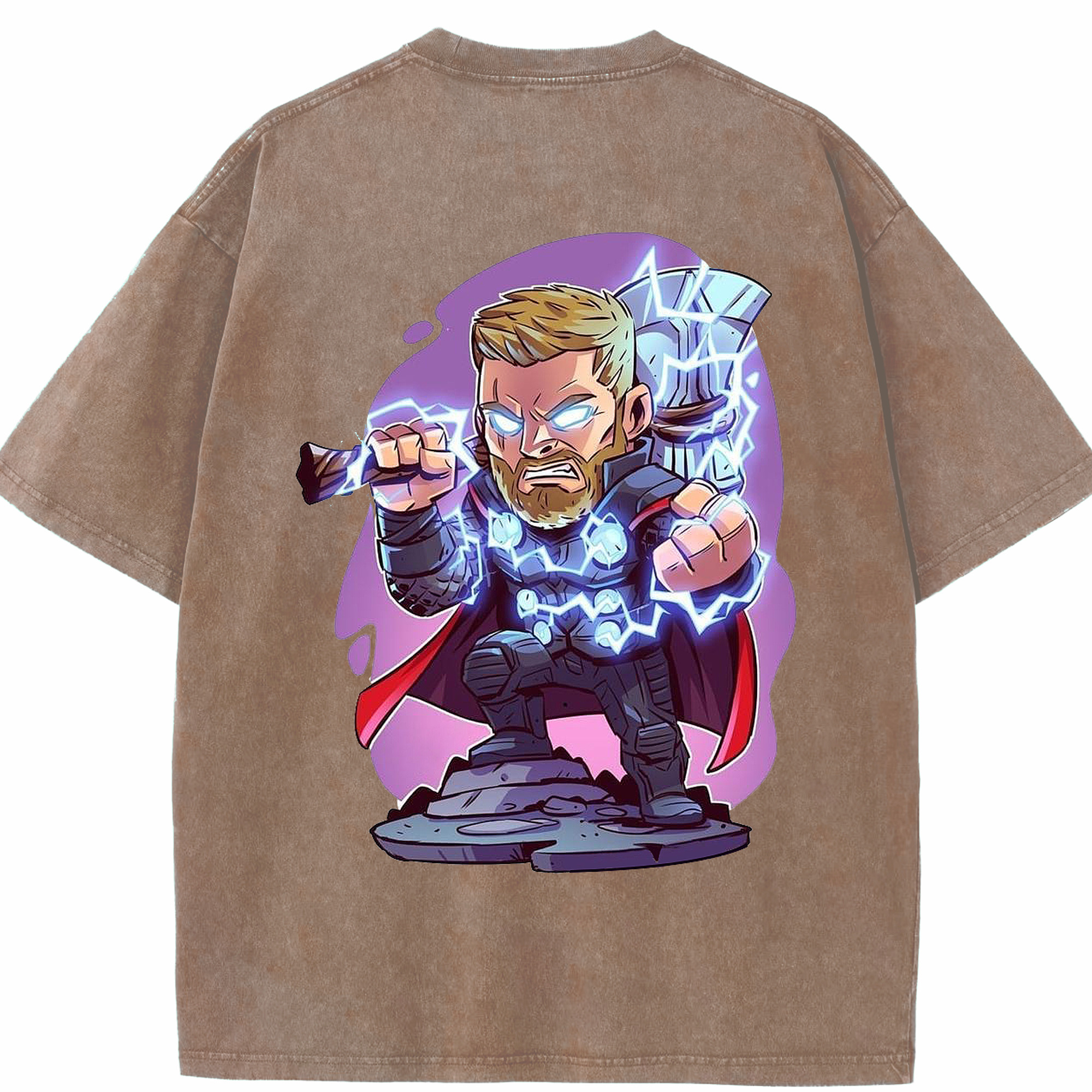（画像用） アベンジャーズ The Avengers 綿100% ヴィンテージ風 半袖Tシャツ（背面プリント）