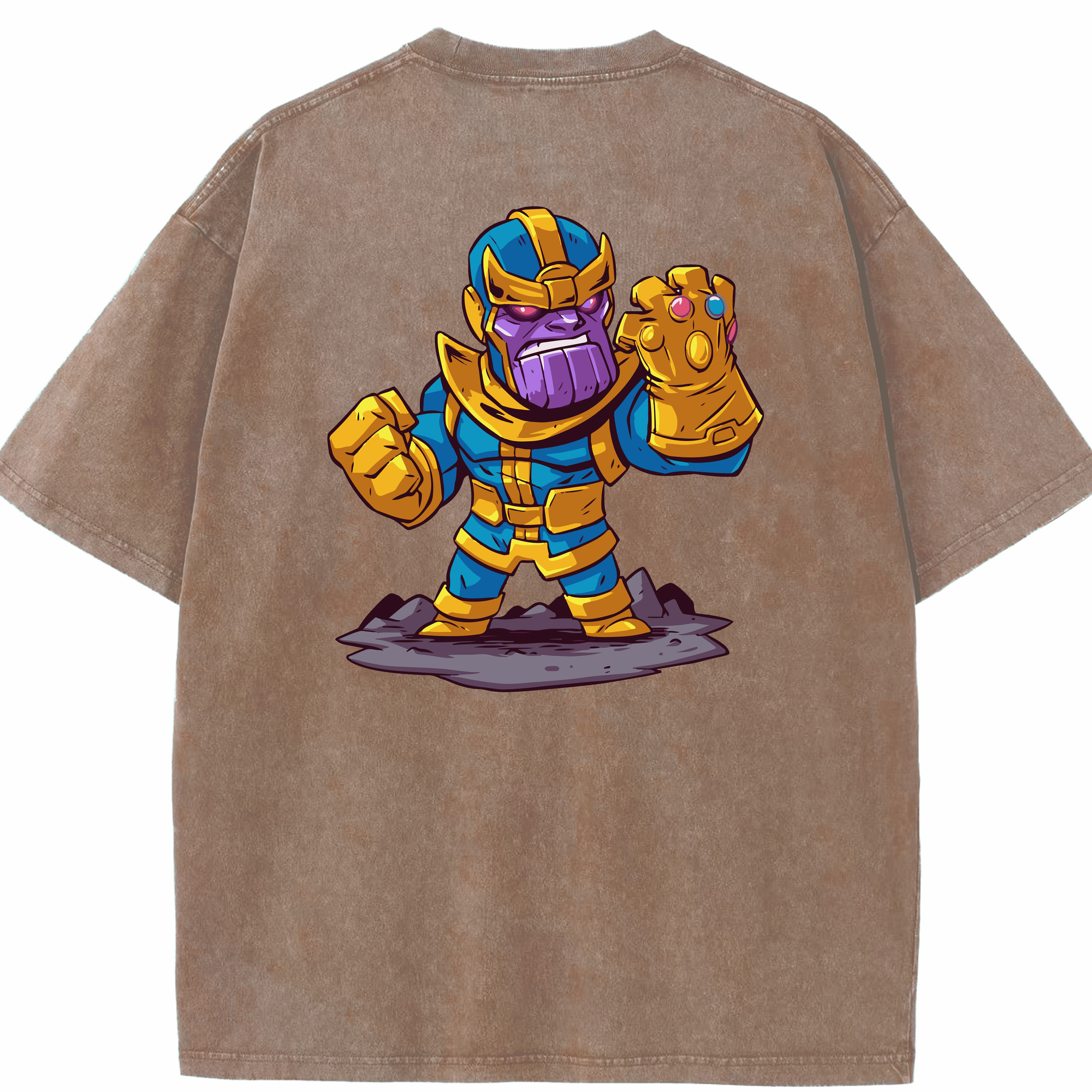（画像用） アベンジャーズ The Avengers 綿100% ヴィンテージ風 半袖Tシャツ（背面プリント）