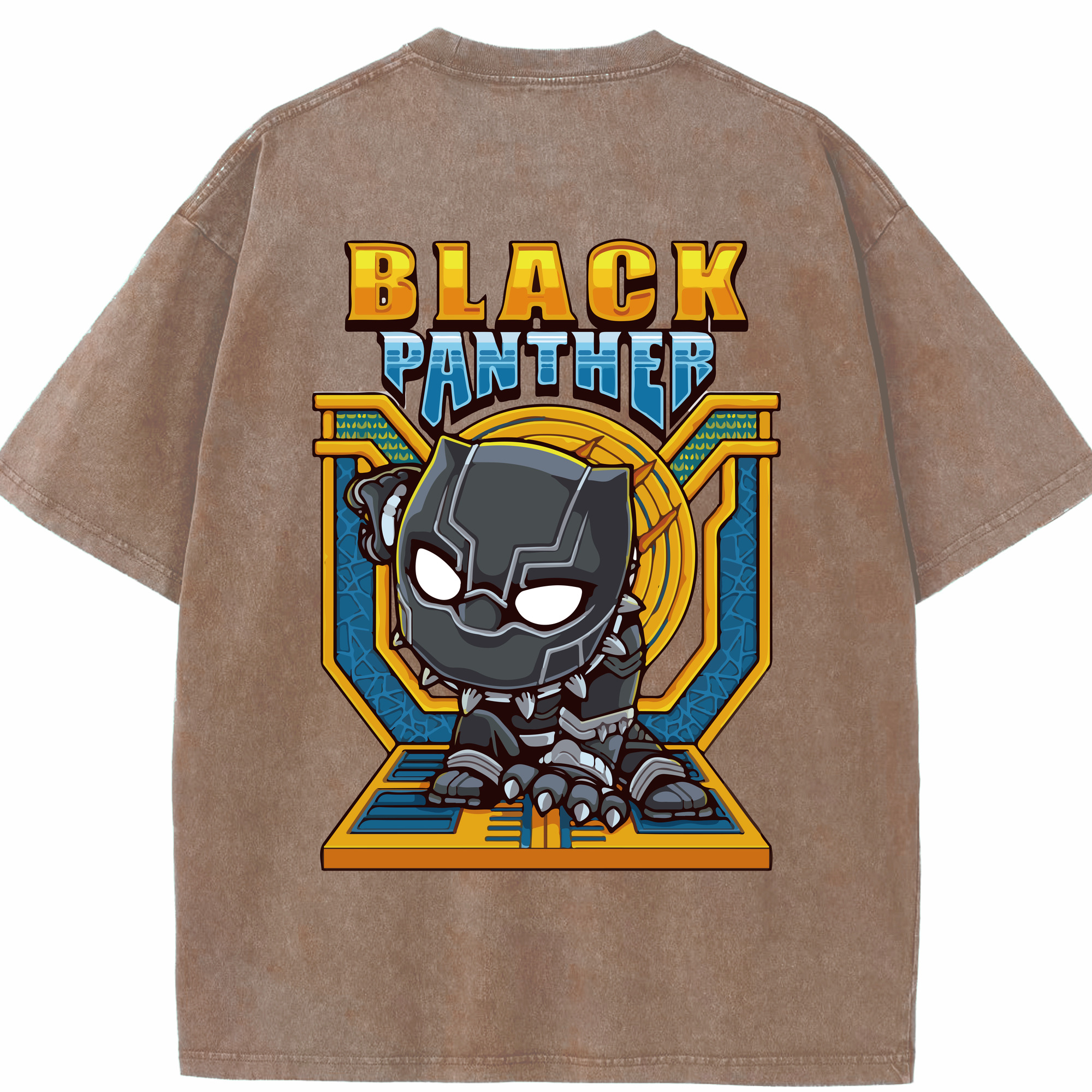 （画像用） アベンジャーズ The Avengers 綿100% ヴィンテージ風 半袖Tシャツ（背面プリント）