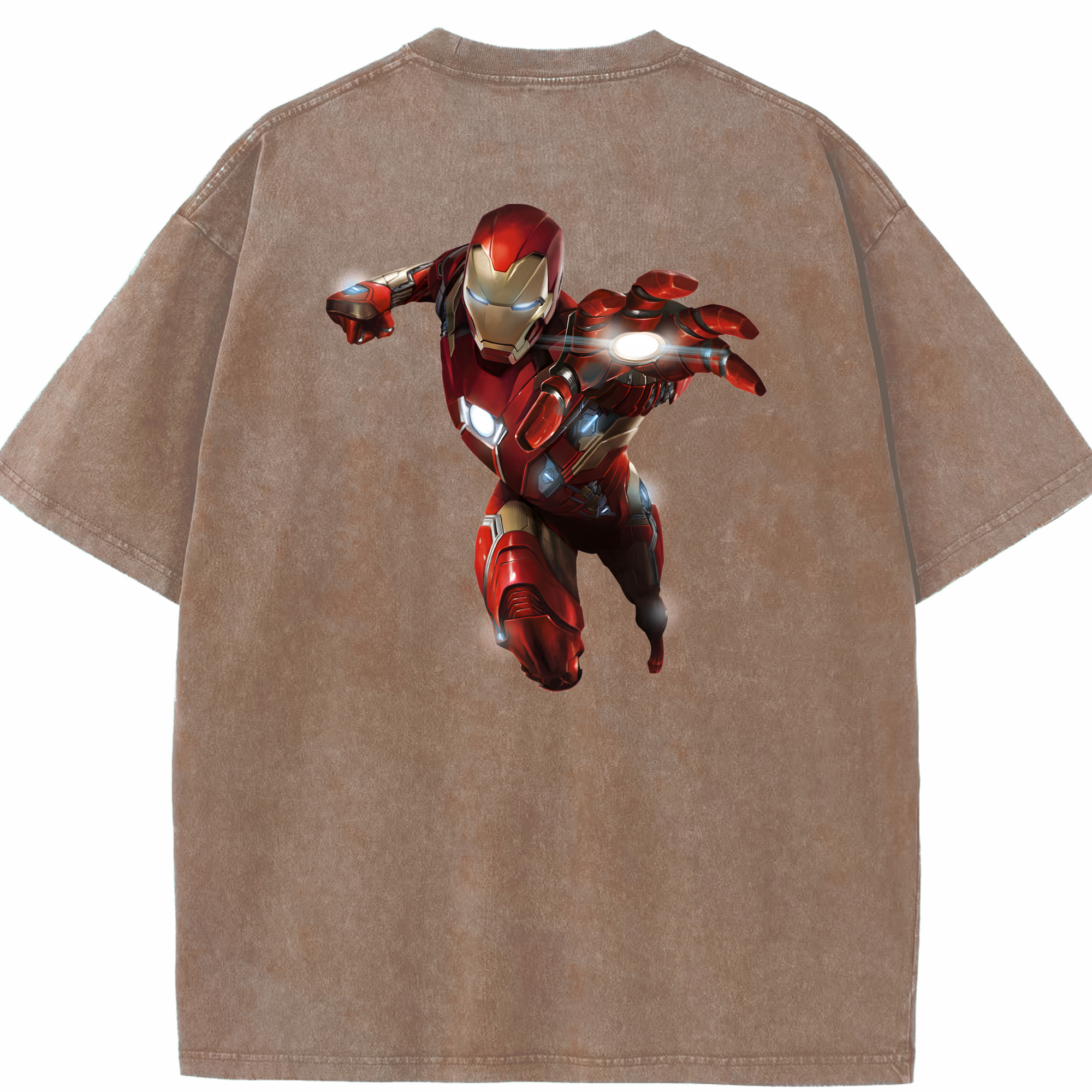 （画像用） アベンジャーズ The Avengers 綿100% ヴィンテージ風 半袖Tシャツ（背面プリント）