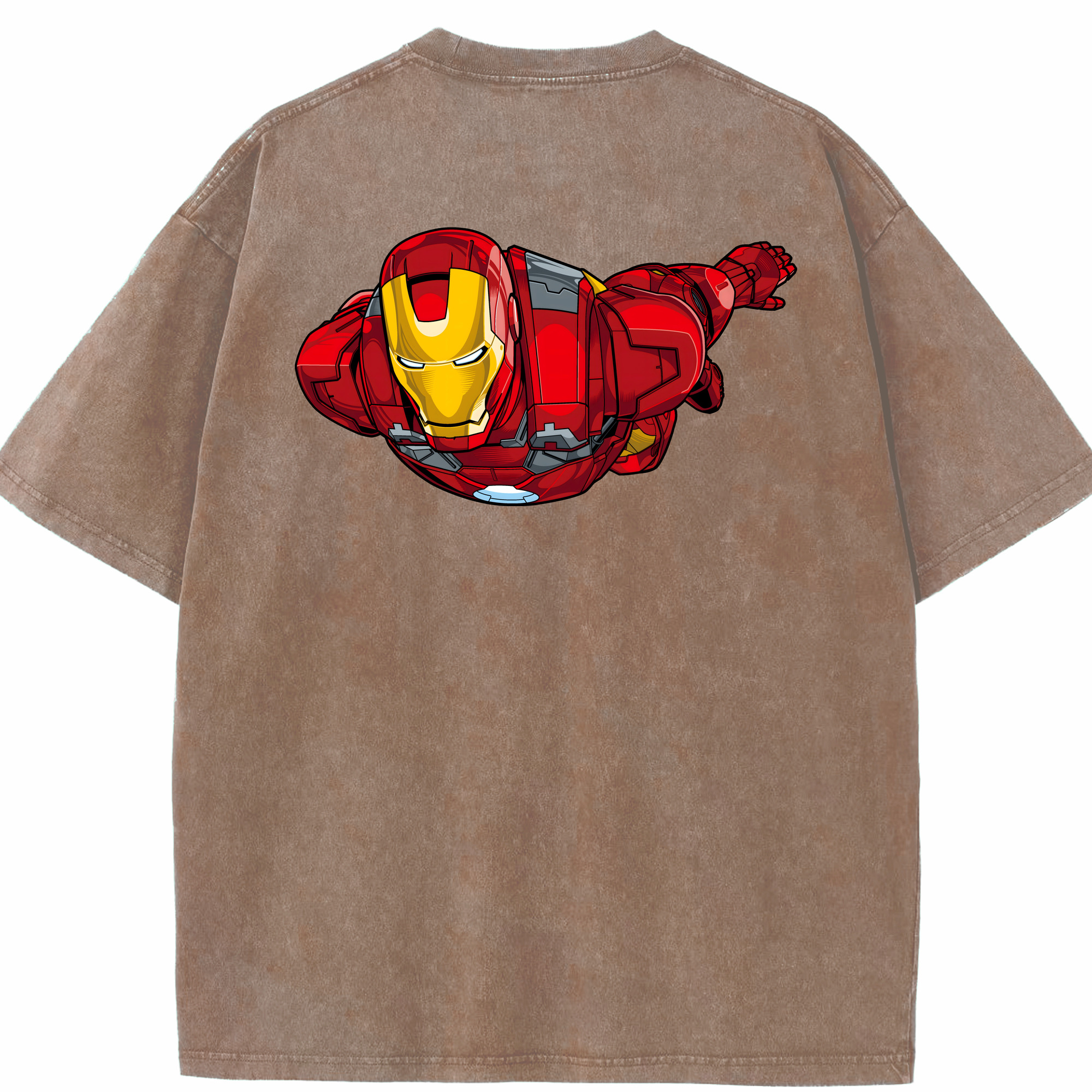 （画像用） アベンジャーズ The Avengers 綿100% ヴィンテージ風 半袖Tシャツ（背面プリント）