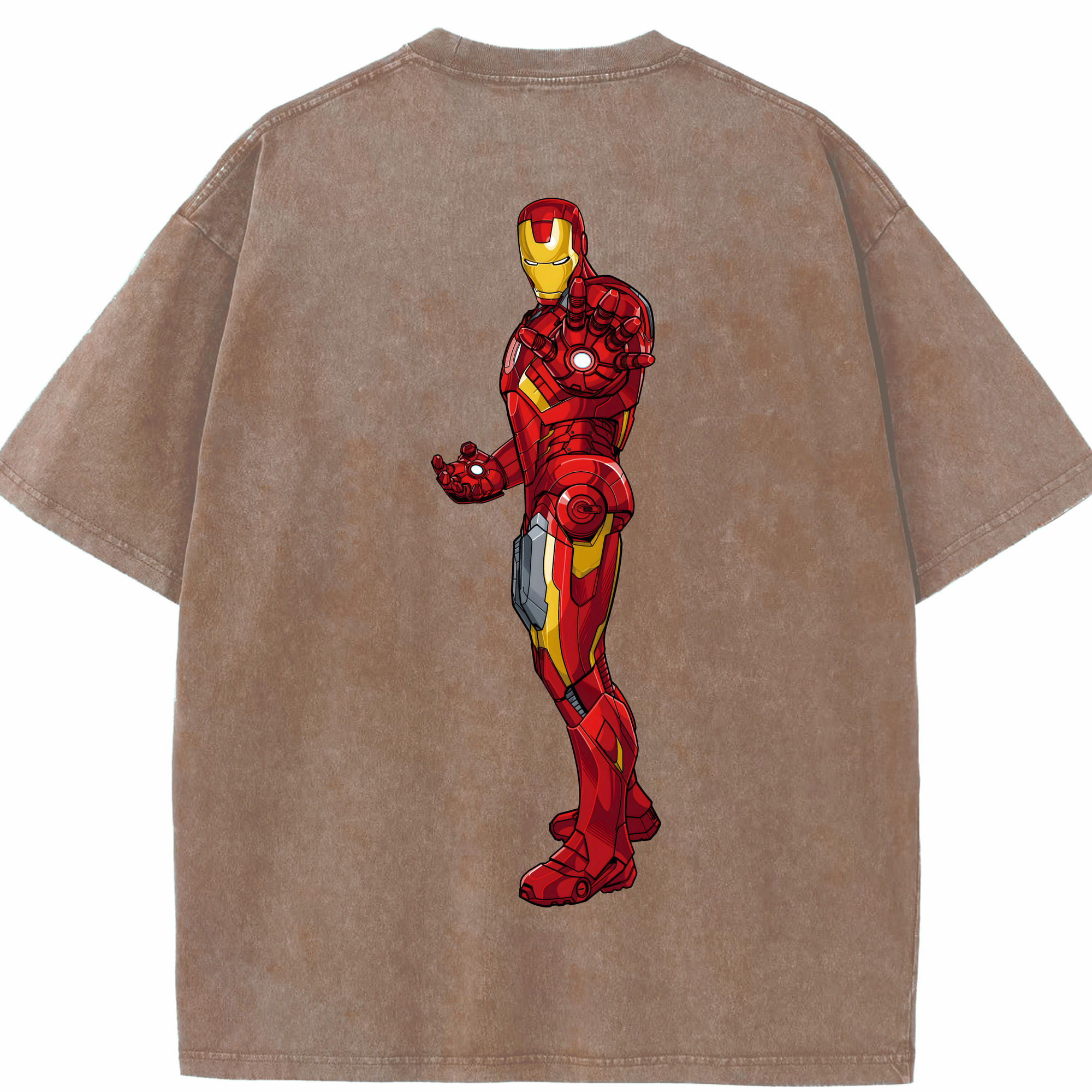 （画像用） アベンジャーズ The Avengers 綿100% ヴィンテージ風 半袖Tシャツ（背面プリント）