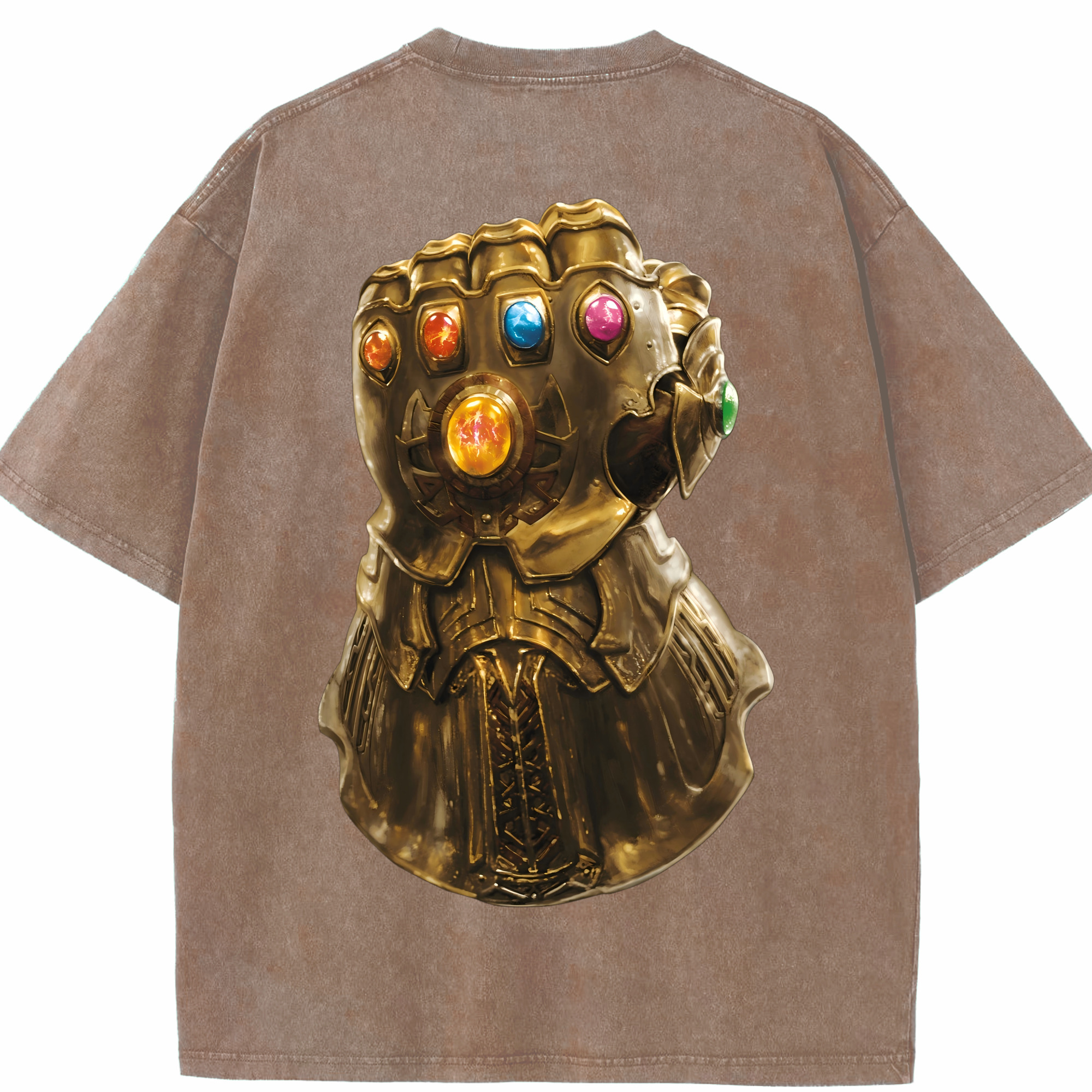 （画像用） アベンジャーズ The Avengers 綿100% ヴィンテージ風 半袖Tシャツ（背面プリント）