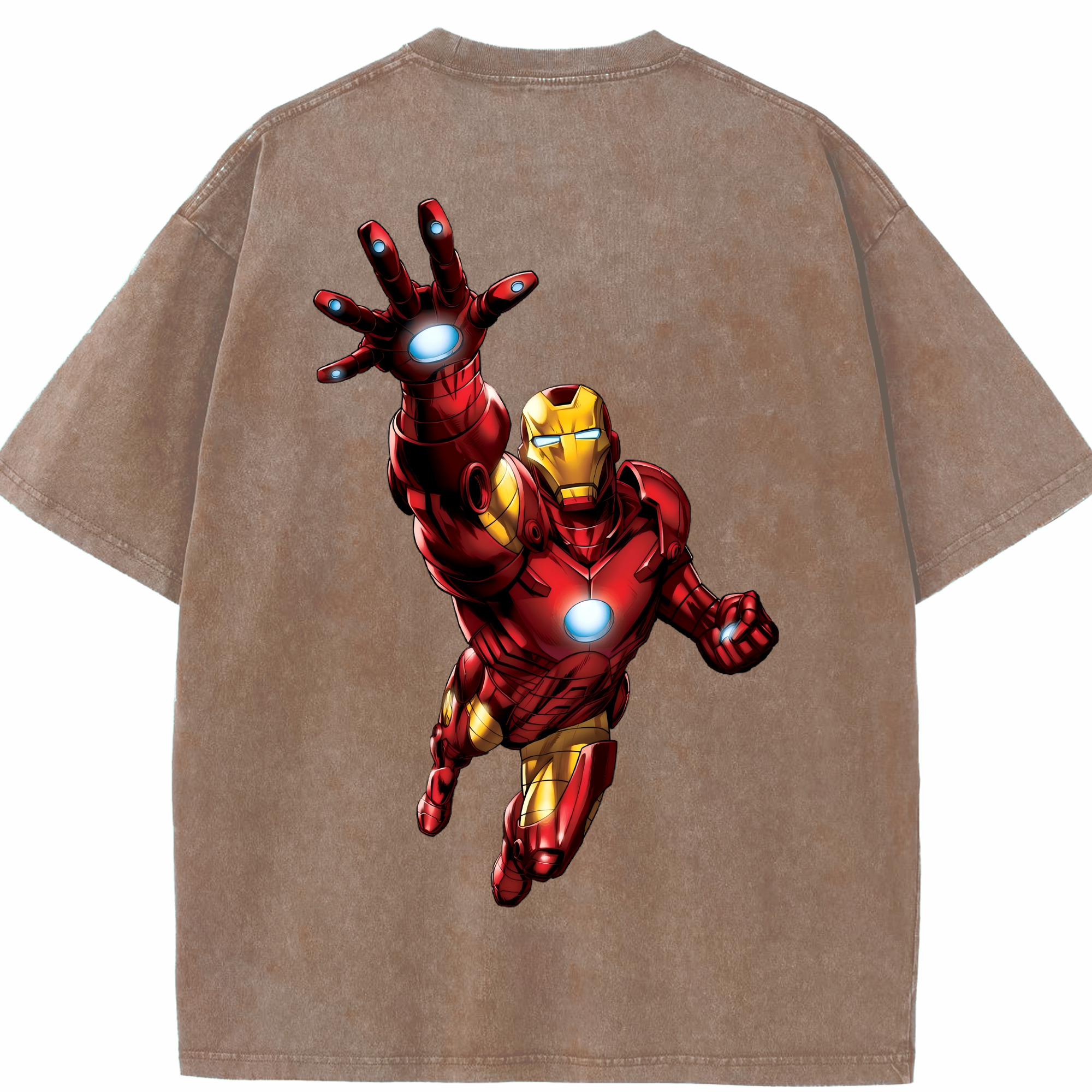 （画像用） アベンジャーズ The Avengers 綿100% ヴィンテージ風 半袖Tシャツ（背面プリント）