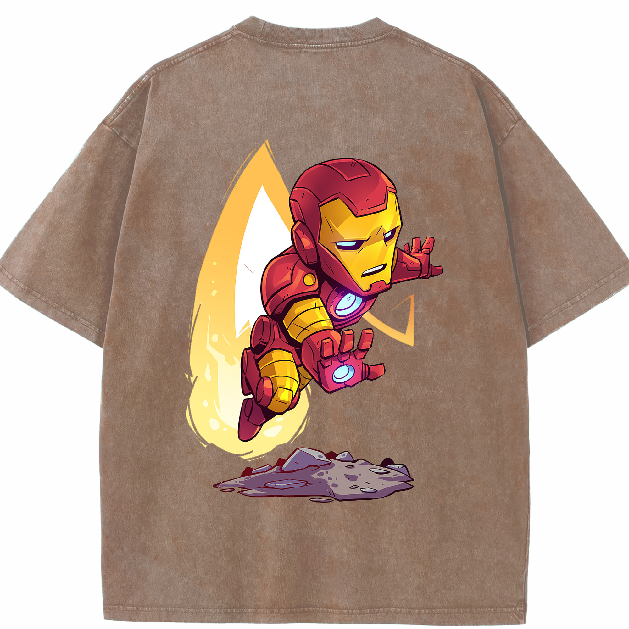 （画像用） アベンジャーズ The Avengers 綿100% ヴィンテージ風 半袖Tシャツ（背面プリント）