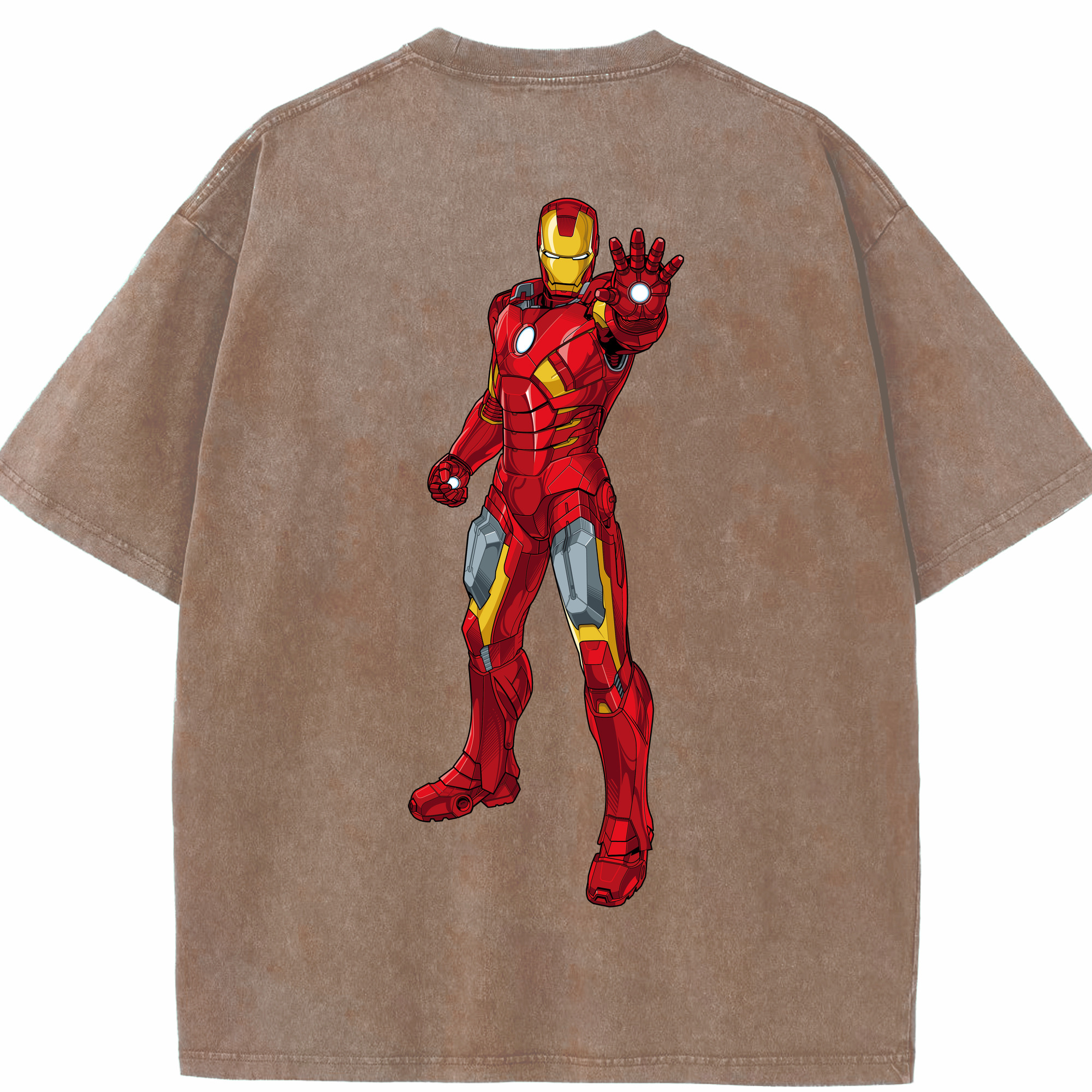 （画像用） アベンジャーズ The Avengers 綿100% ヴィンテージ風 半袖Tシャツ（背面プリント）